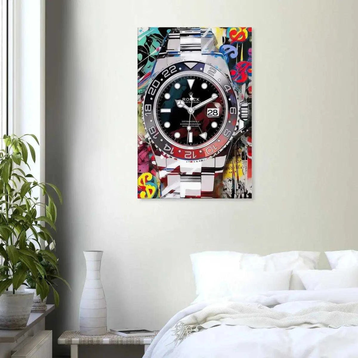 10 past Rolex - Leinwandbild Pop Art - - canvas Foto auf Leinwand Home Decor leinwandbilder leinwandbilder luxuriös leinwandbilder motivation leinwanddeko luxury canvas luxury wall art mindset canvas pop art pop art canvas wall art wandbilder