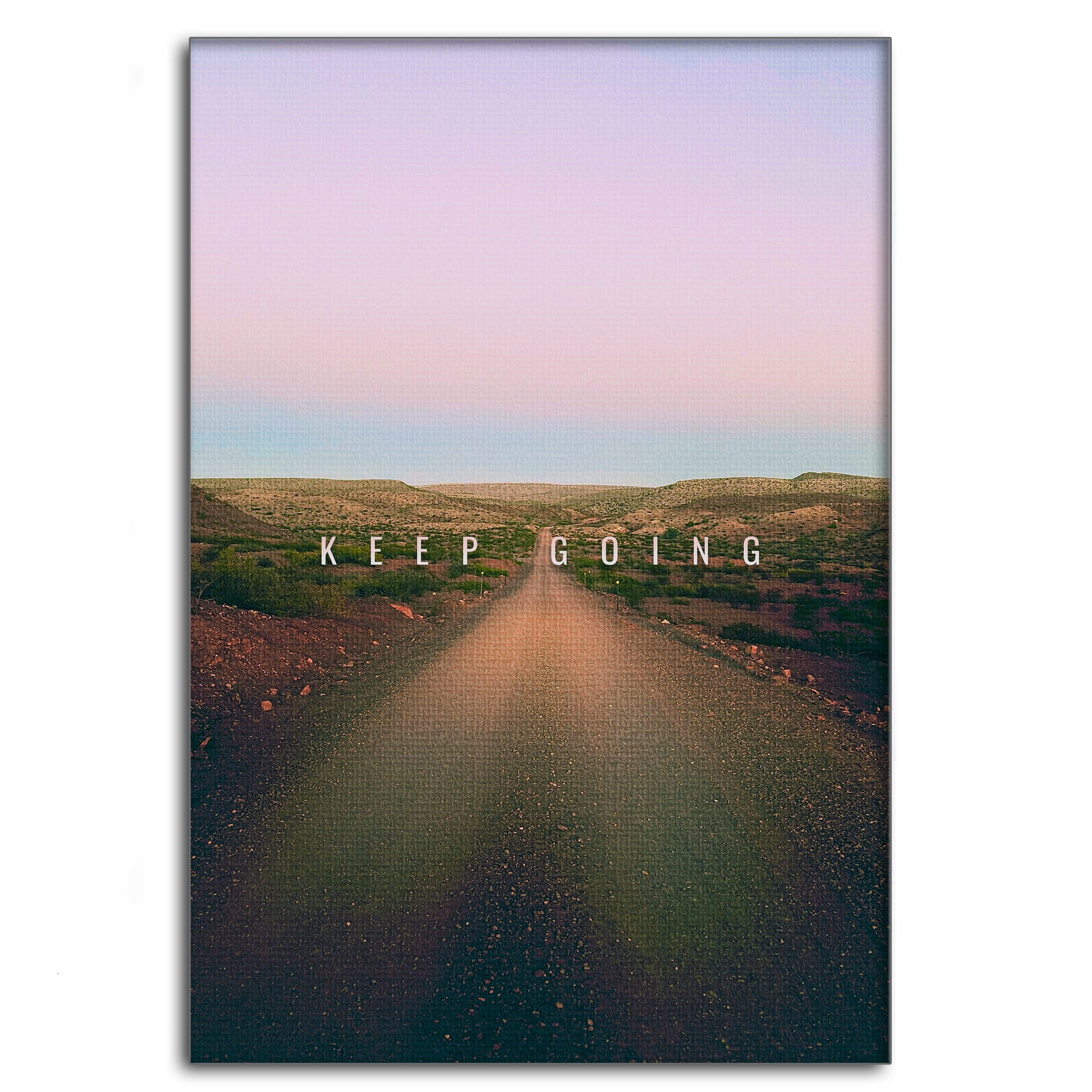 Keep Going - Leinwandbild Motivation