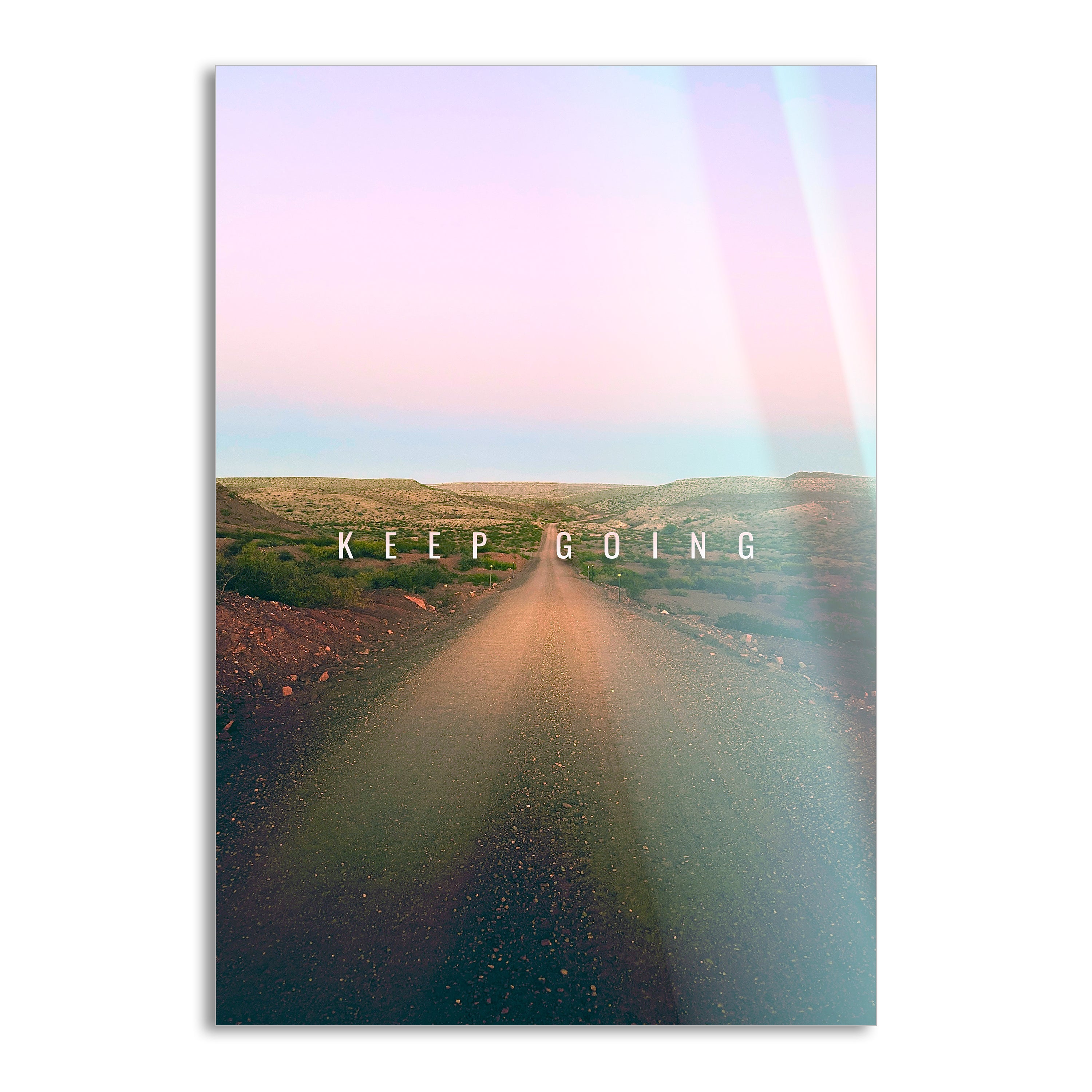 Keep Going - Leinwandbild Motivation