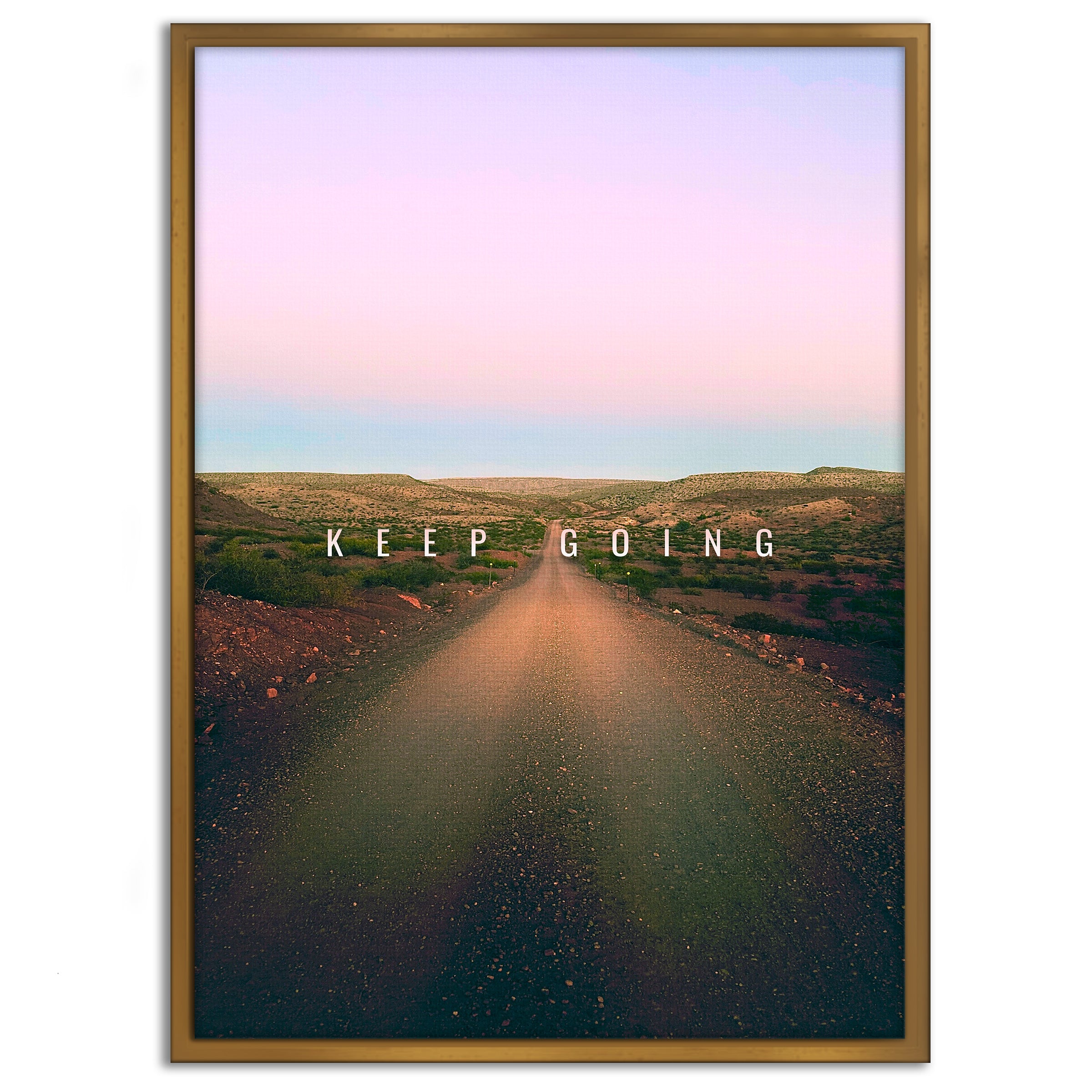 Keep Going - Leinwandbild Motivation