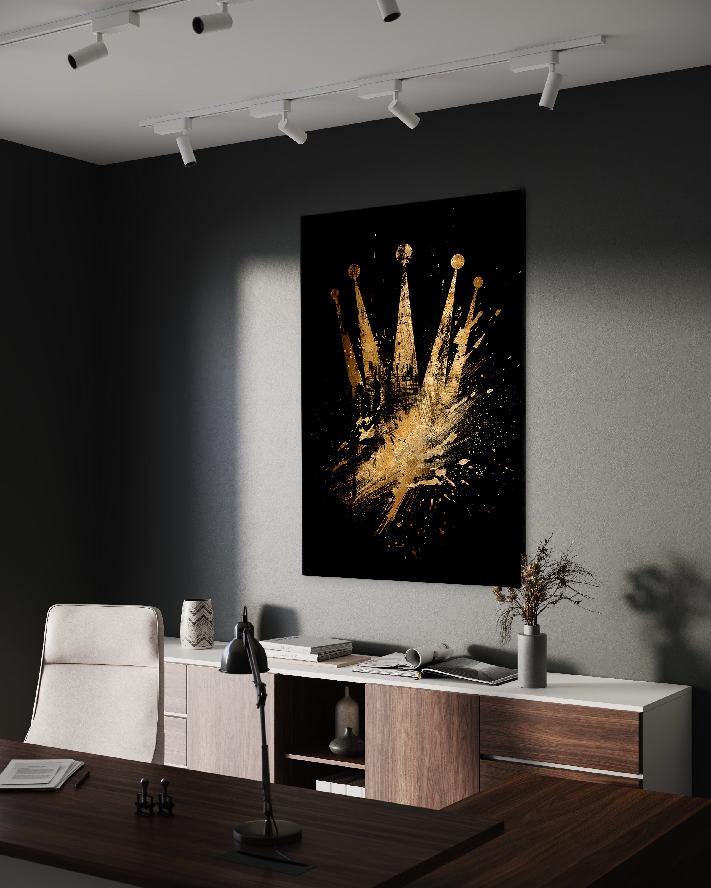 Golden Rolex - Leinwandbild Pop Art / Luxuriös