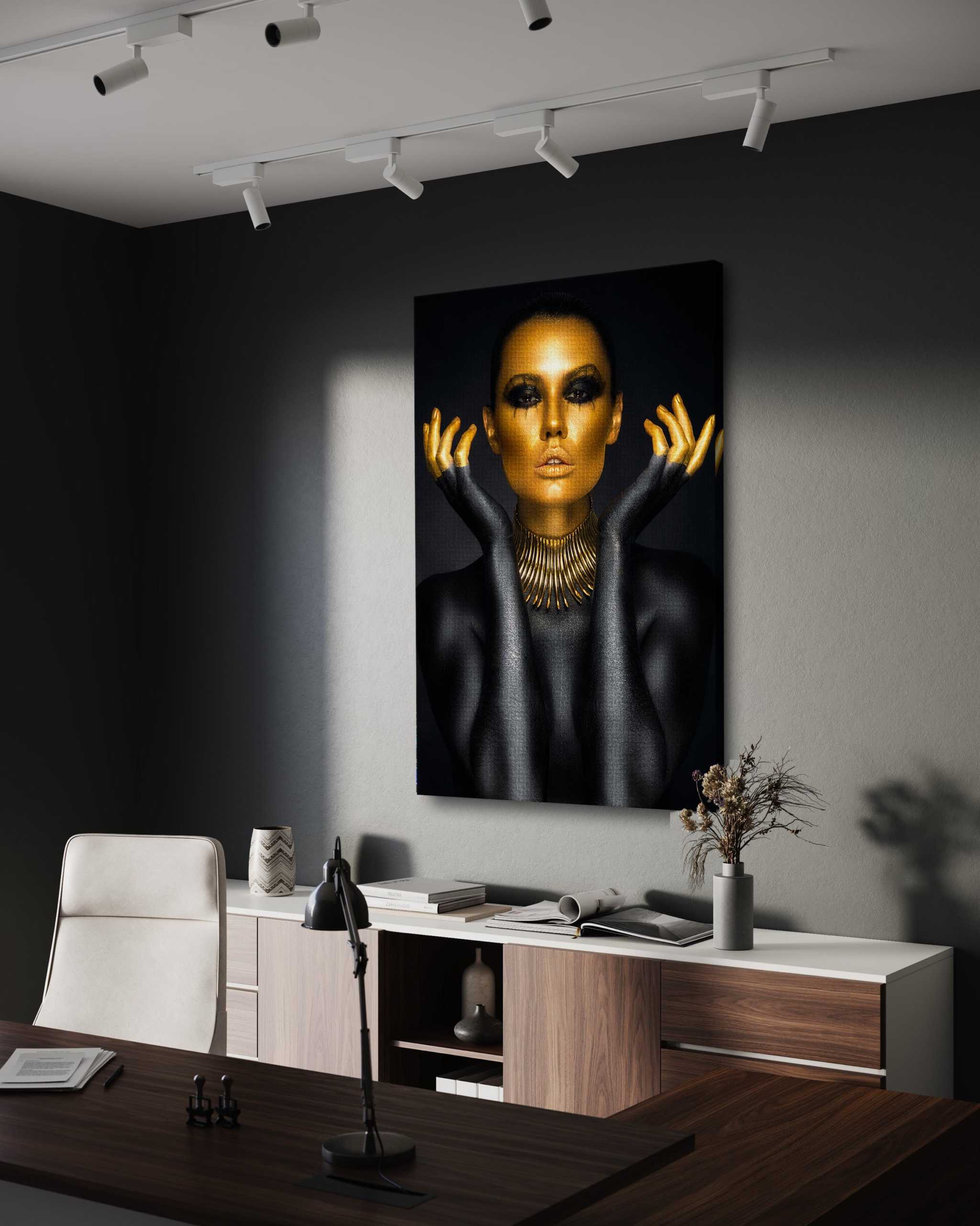 Golden Face III - Leinwandbild Luxuriös - - 120x160 cm 150x200 cm 20x30 cm 40x60 cm 60x90 cm 80x120 cm Art Exhibition Avant-garde Interior Design black canvas Contemporary Art Collection Fashion-Forward Events Foto auf Leinwand Golden Face wallart golden skull Home Decor leinwandbilder leinwandbilder luxuriös leinwandbilder motivation leinwanddeko luxury canvas Luxury Home Decor luxury wall art metal mindset canvas money head wall art wandbilder