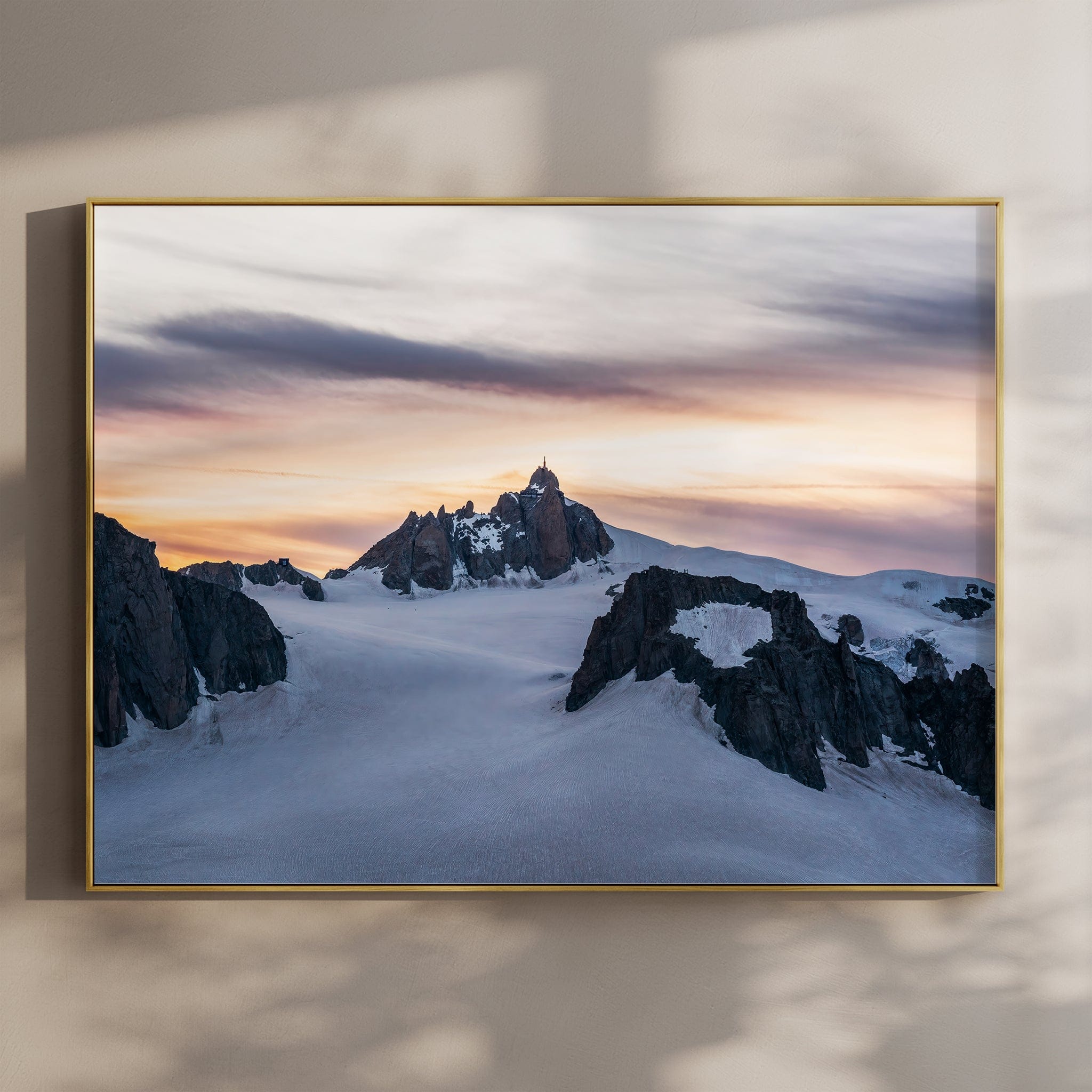 Aiguille du Midi, Vallée Blanche – Chamonix, France Chamonix Prints Landscape Orientation