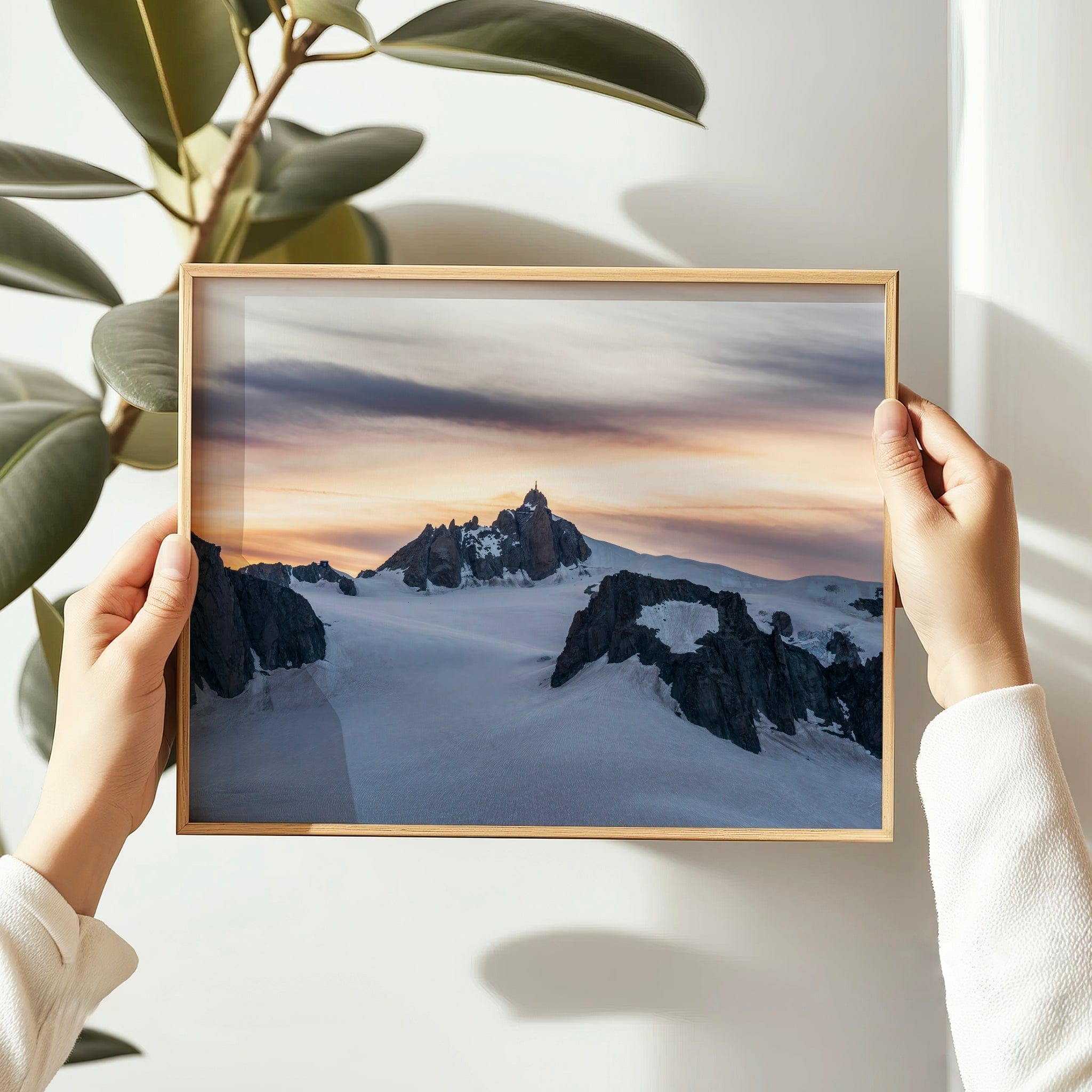 Aiguille du Midi, Vallée Blanche – Chamonix, France Chamonix Prints Landscape Orientation