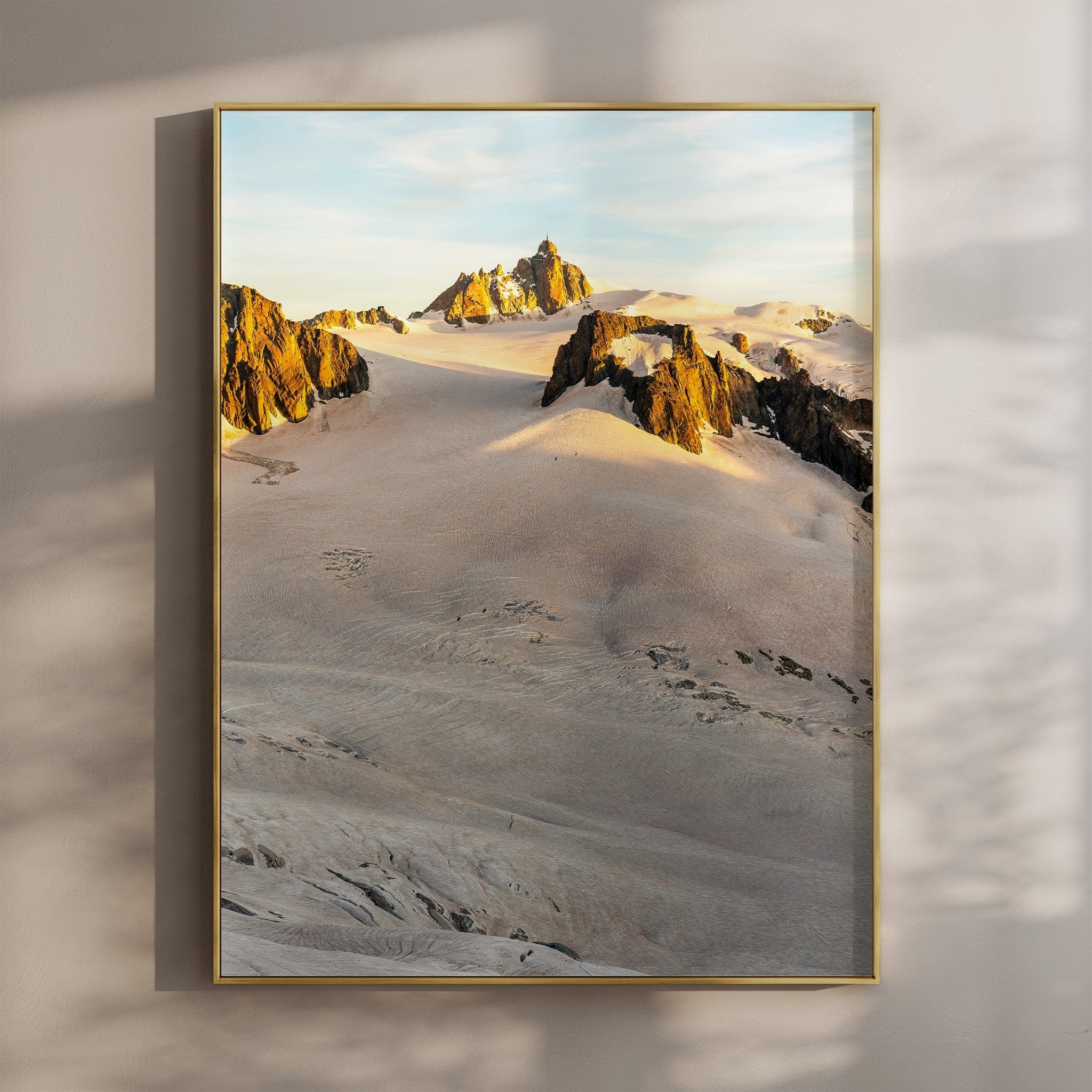 Aiguille du Midi, Vallée Blanche – Chamonix, France Chamonix Prints Portrait Orientation