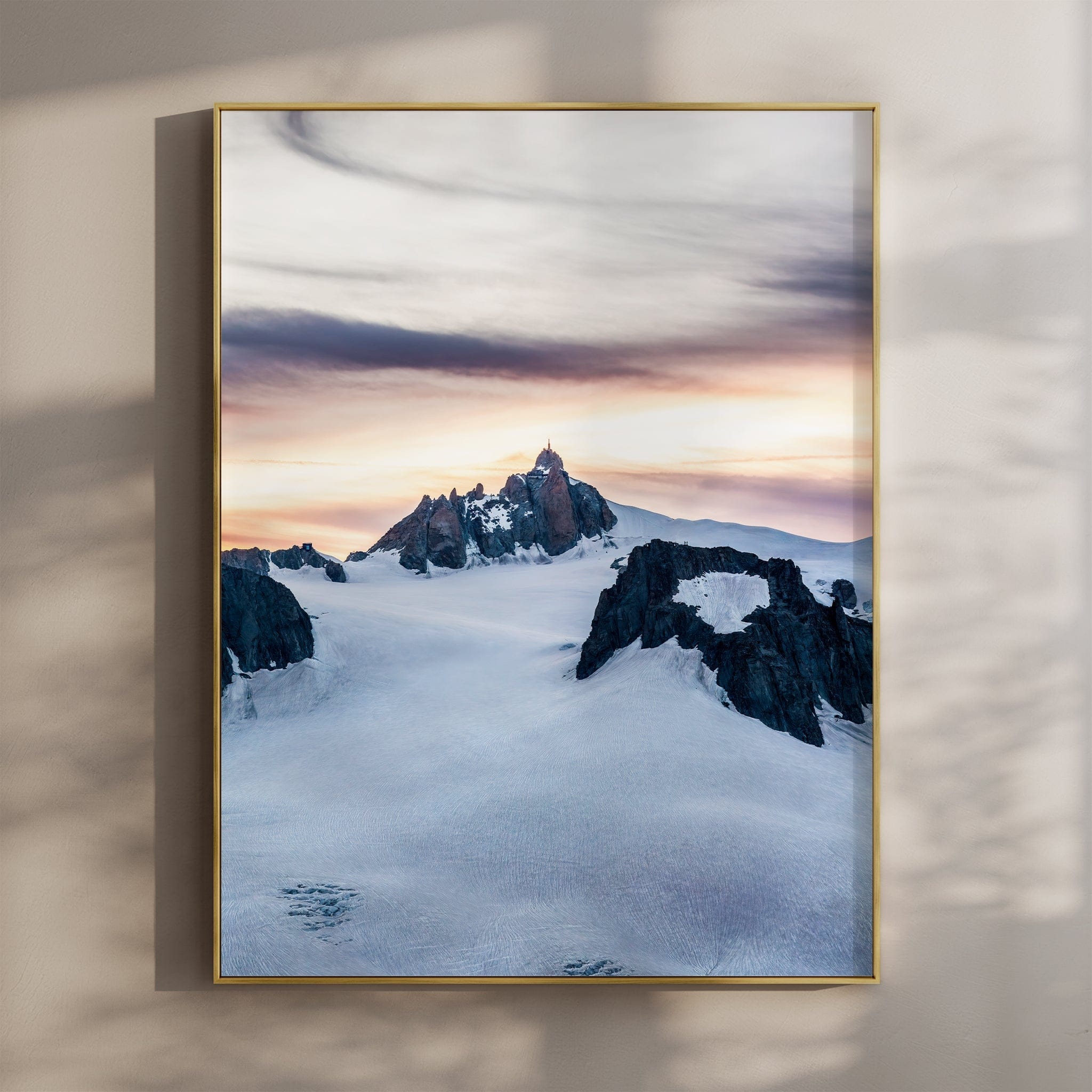 Aiguille du Midi, Vallée Blanche – Chamonix, France Chamonix Prints Portrait Orientation