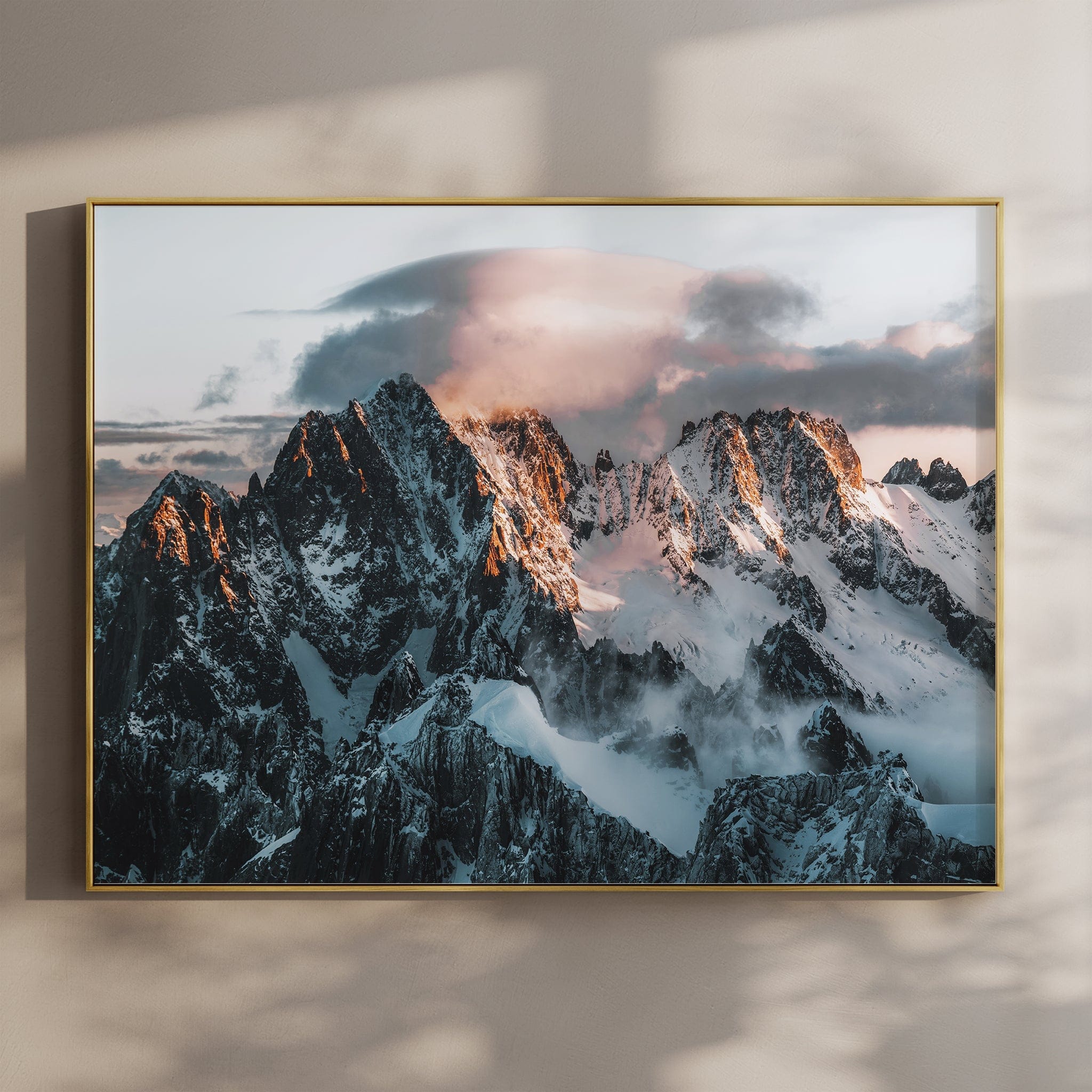 Aiguille Verte – Chamonix, France Chamonix Prints Landscape Orientation