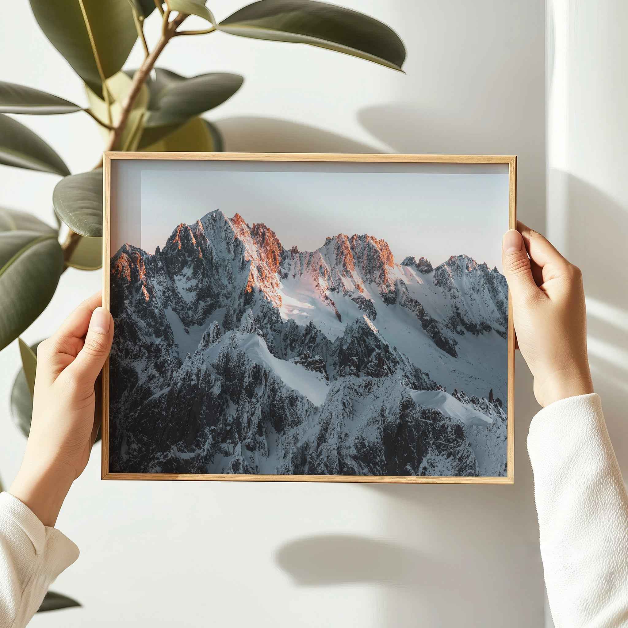 Aiguille Verte & Les Droites – Chamonix, France Chamonix Prints Landscape Orientation