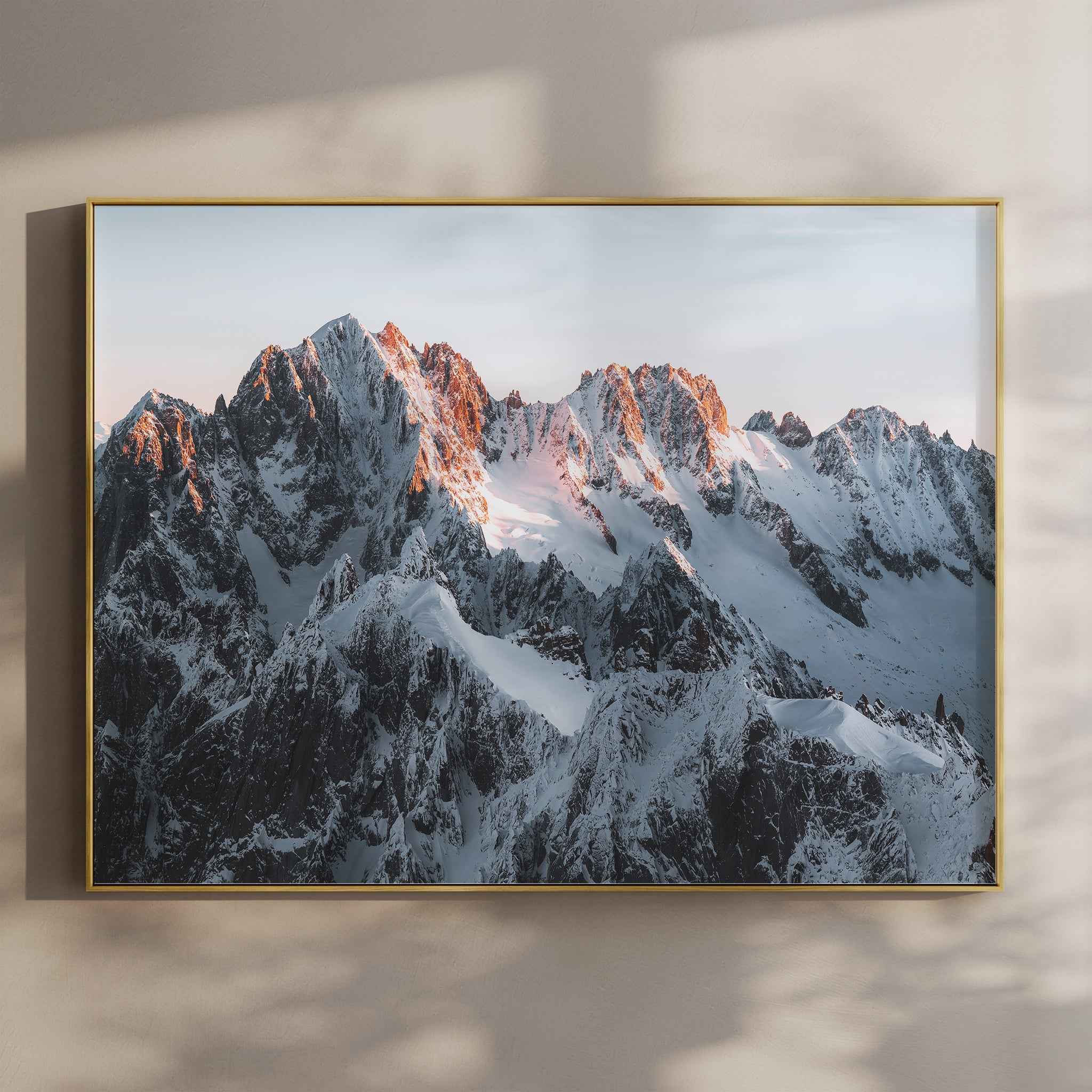 Aiguille Verte & Les Droites – Chamonix, France Chamonix Prints Landscape Orientation