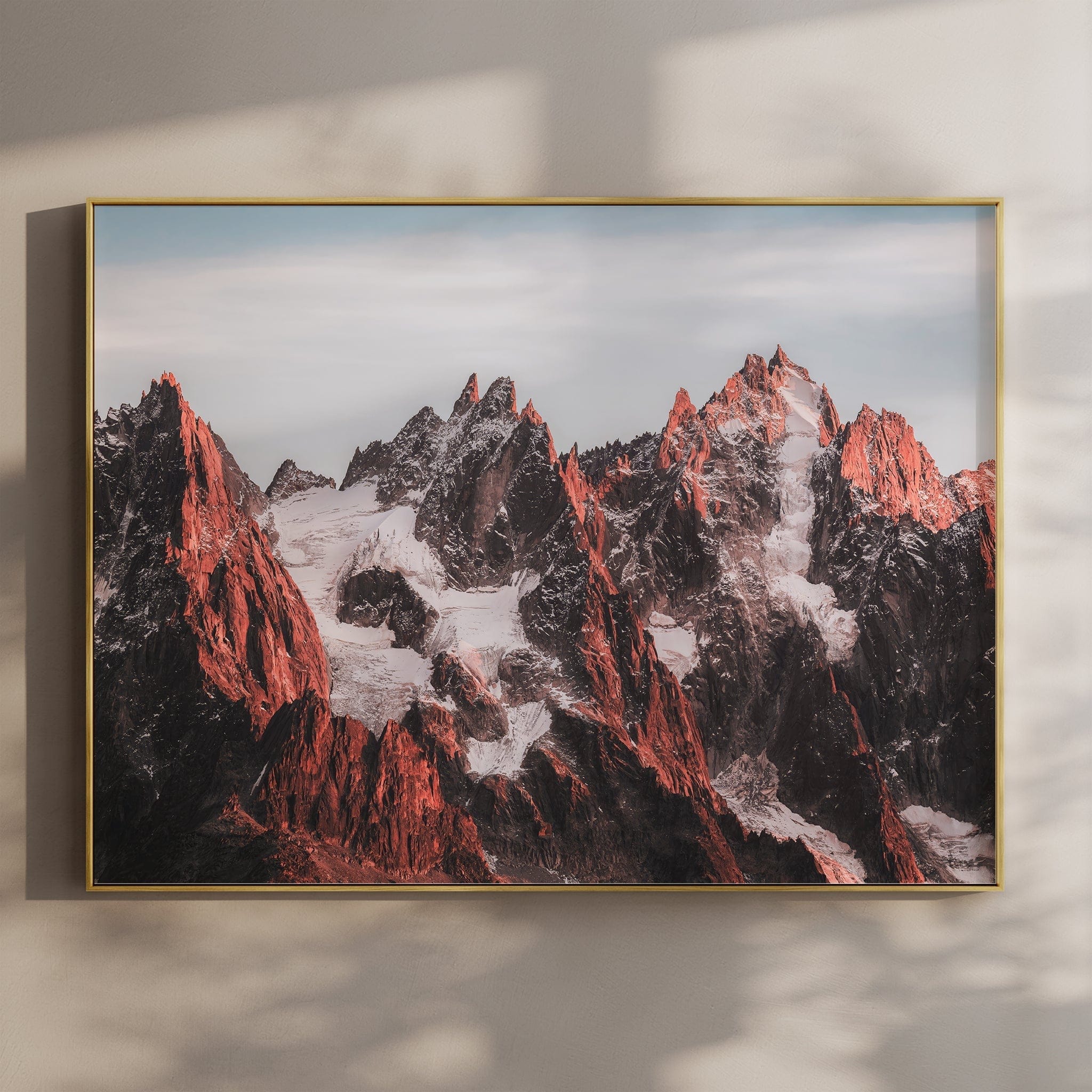 Aiguilles of Mont Blanc – Chamonix, France Chamonix Prints Landscape Orientation
