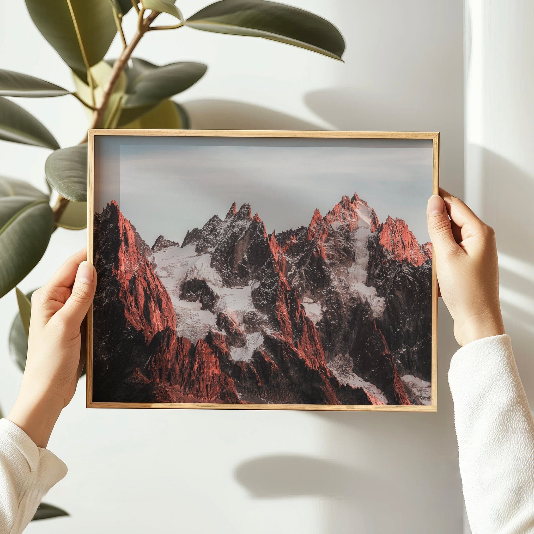 Aiguilles of Mont Blanc – Chamonix, France Chamonix Prints Landscape Orientation