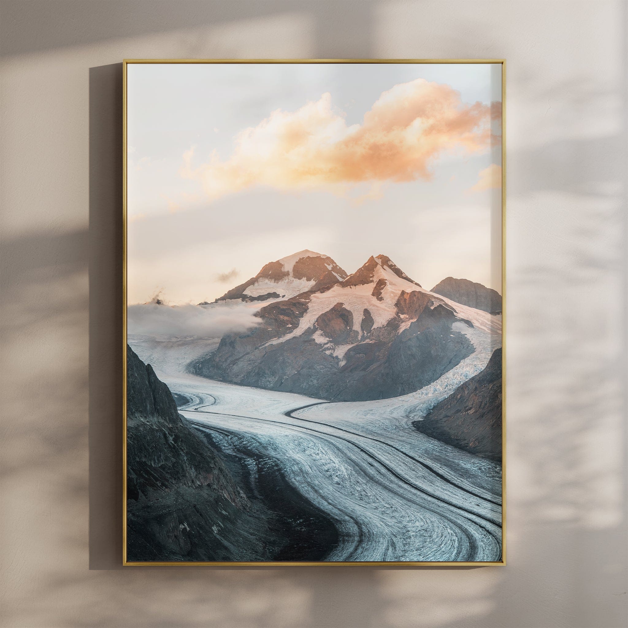 Aletsch Glacier – Switzerland Chamonix Prints Portrait Orientation