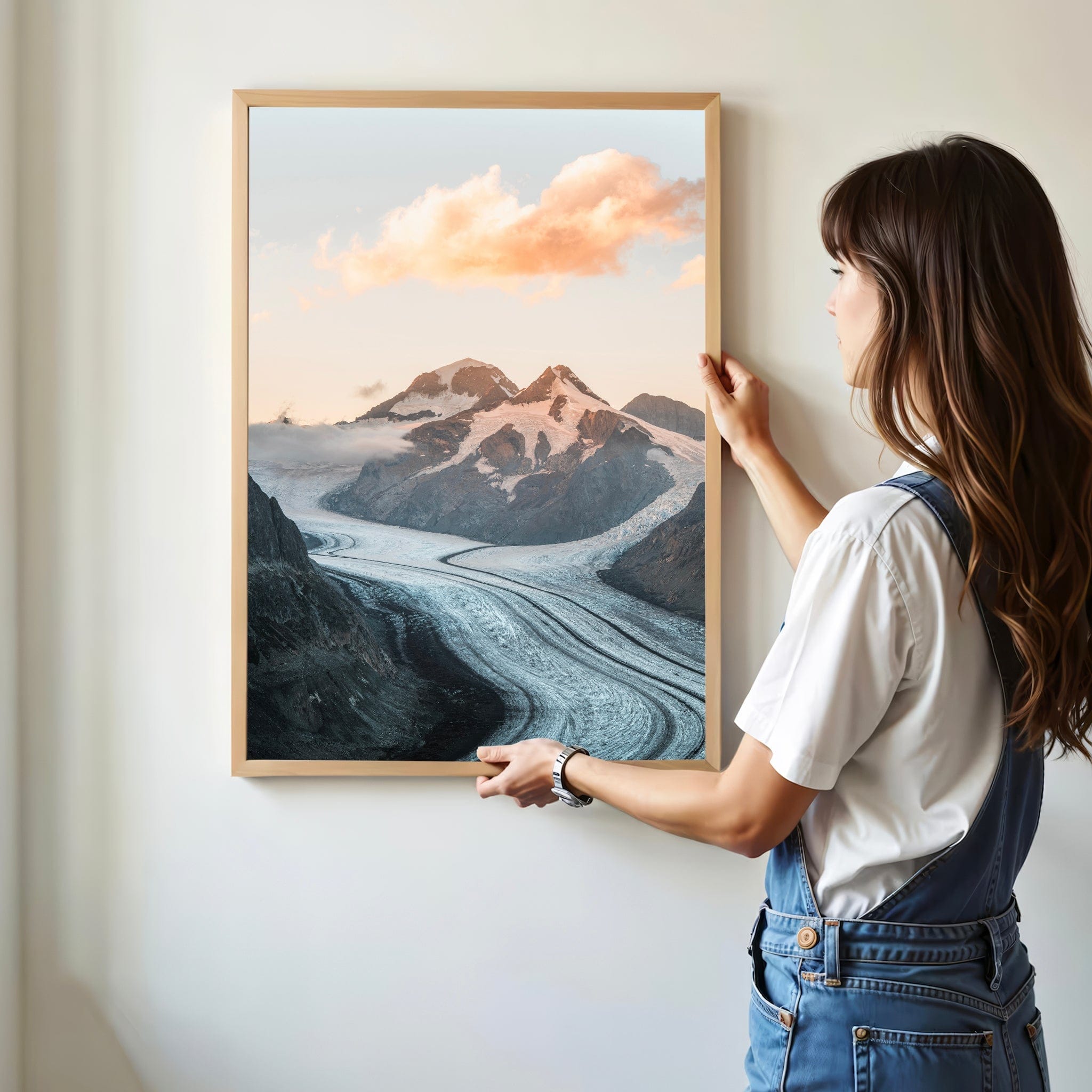 Aletsch Glacier – Switzerland Chamonix Prints Portrait Orientation