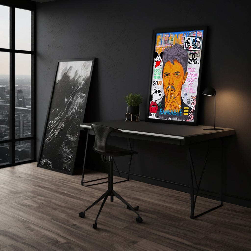 Andy Bowie - Leinwandbild Pop Art Mildwords Canvas