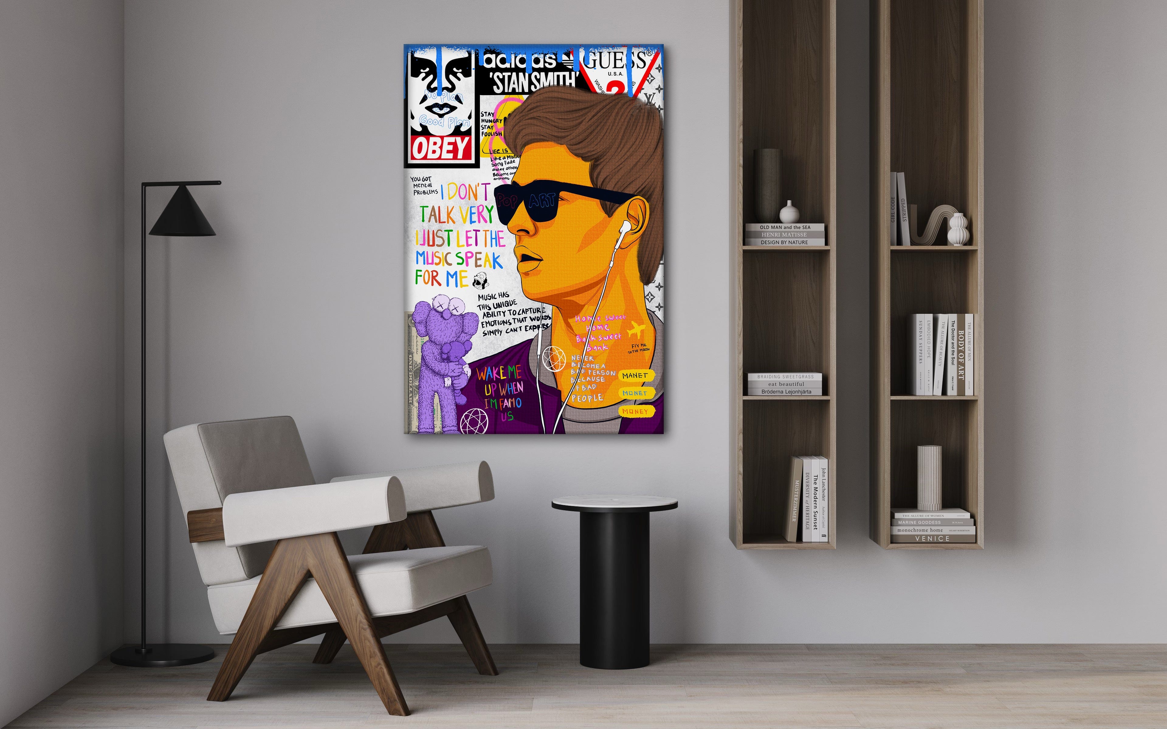 Baby Drive - Leinwandbild Pop Art Mildwords Canvas