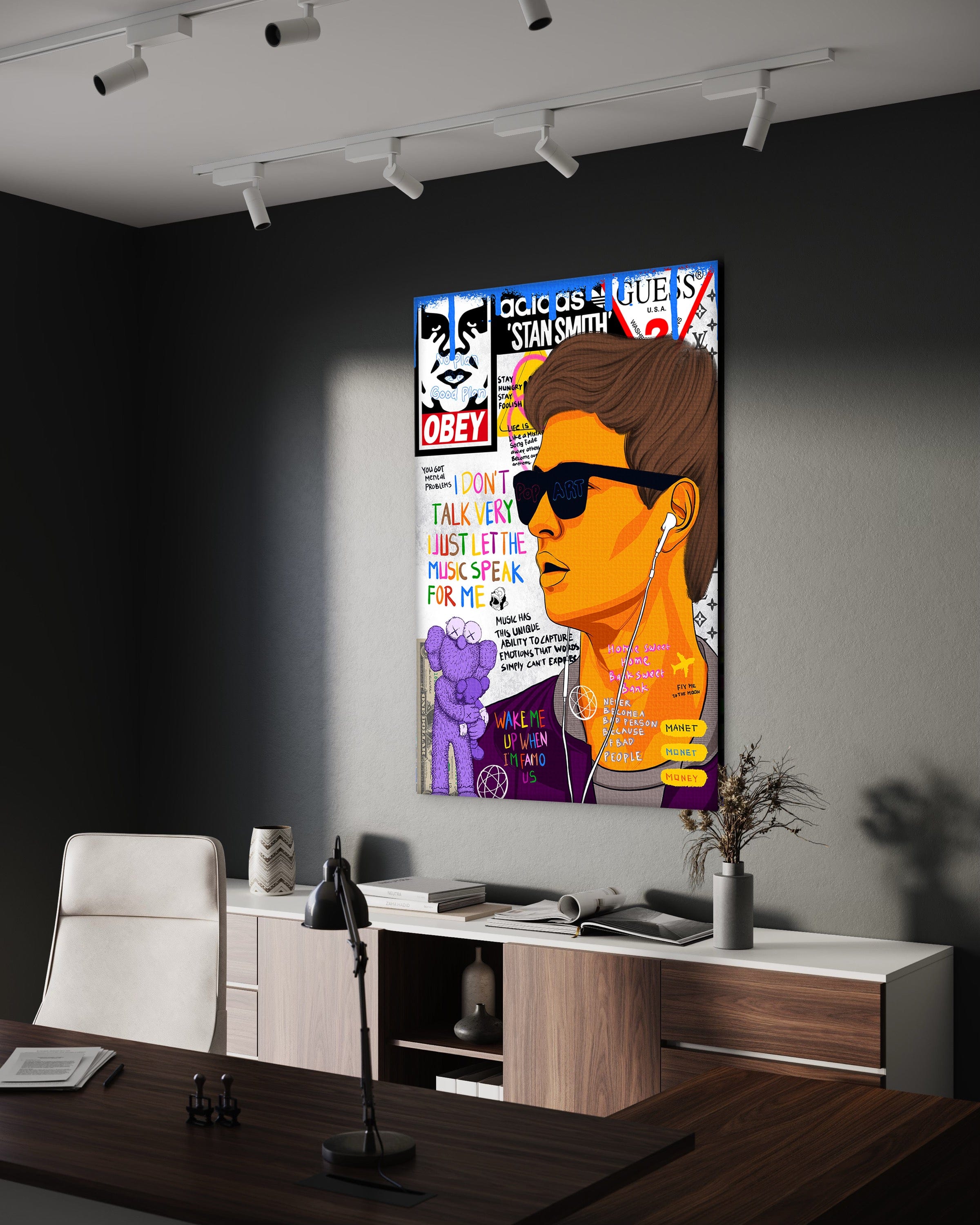 Baby Drive - Leinwandbild Pop Art Mildwords Canvas