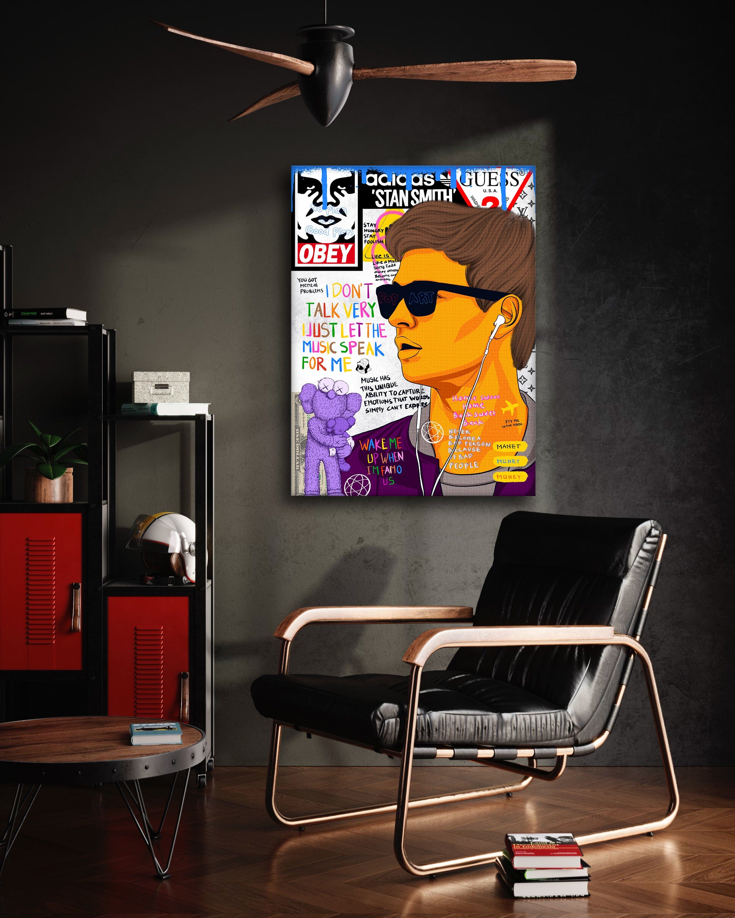 Baby Drive - Leinwandbild Pop Art Mildwords Canvas