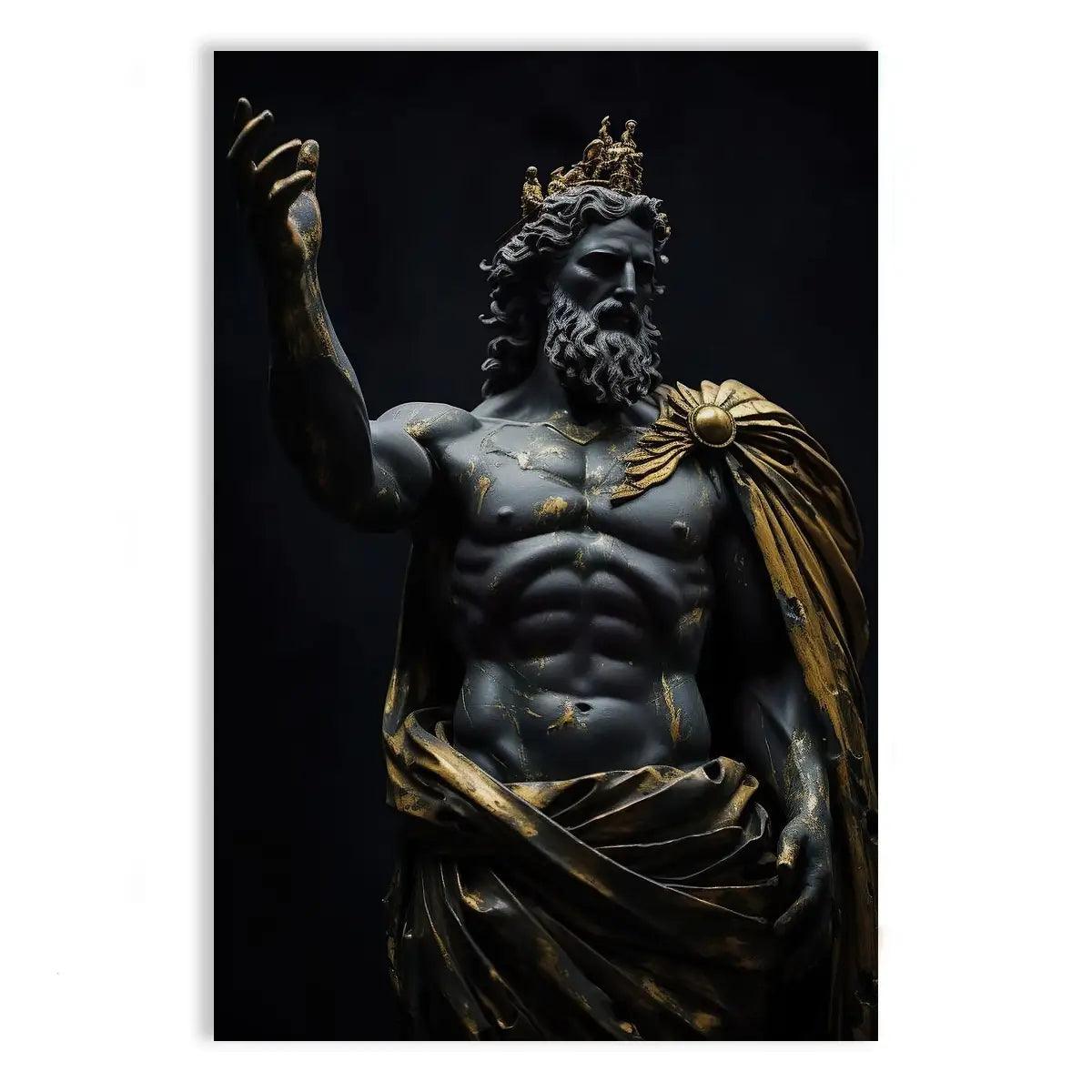 Back in Rome I - Leinwandbild Luxuriös - - 120x160 cm 150x200 cm 20x30 cm 40x60 cm 60x90 cm 80x120 cm bearded male figure canvas canvas art classical Roman art crown decor drapery Foto auf Leinwand gold accents Home Decor leinwandbilder leinwandbilder luxuriös leinwandbilder motivation leinwanddeko luxury luxury canvas luxury wall art metallic sheen meticulous craftsmanship mindset canvas money head muscular anatomy patina pop art canvas regal sculpture wall art wandbilder