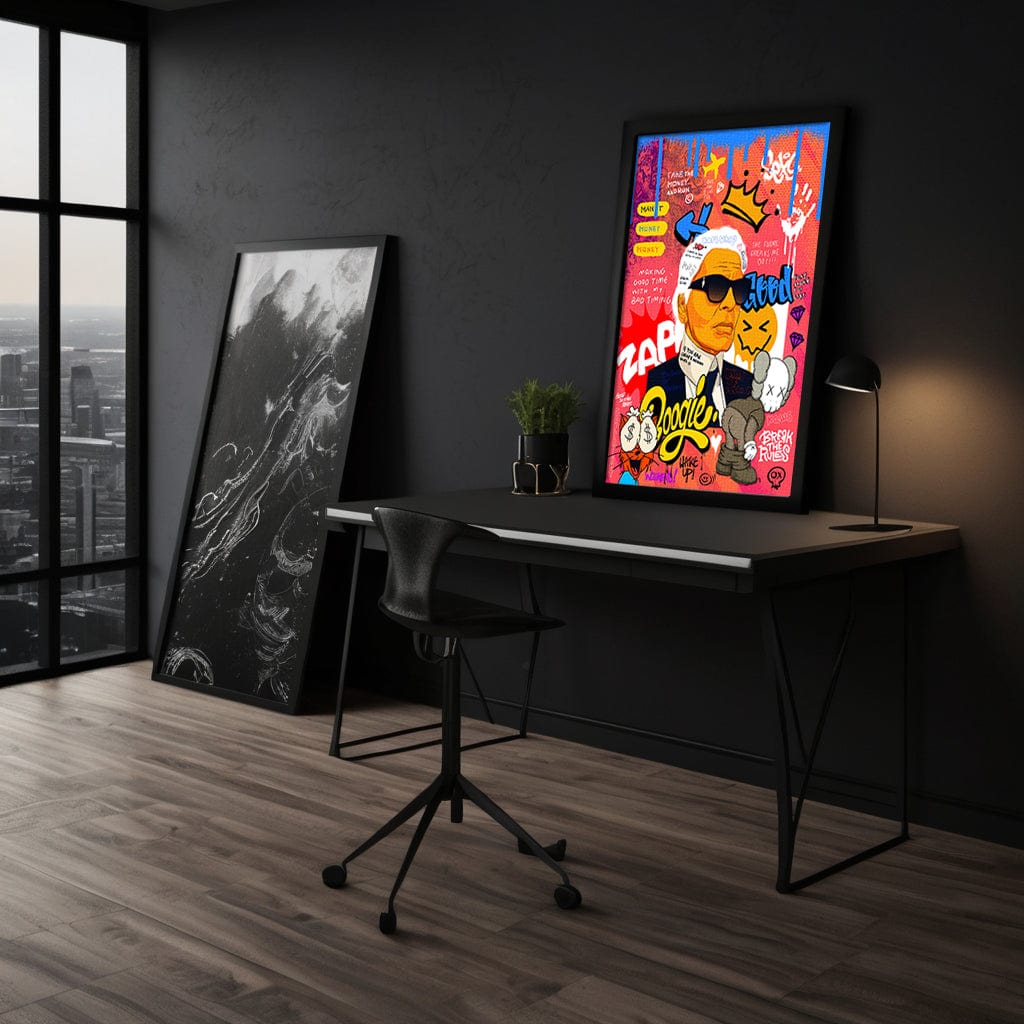 Badass Karl - Leinwandbild Pop Art Mildwords Canvas