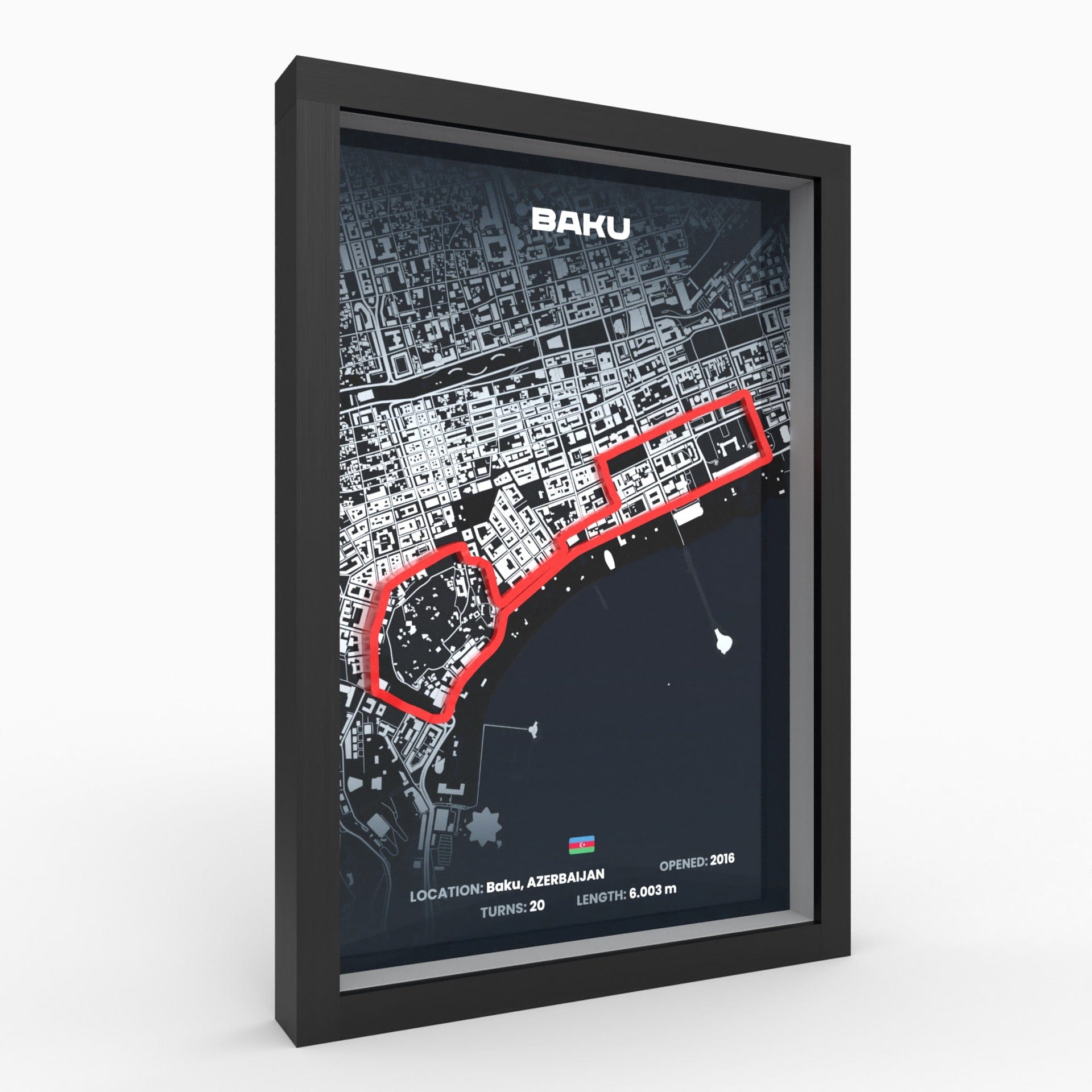 Baku City Circuit AP10 Studios UG Frame A4