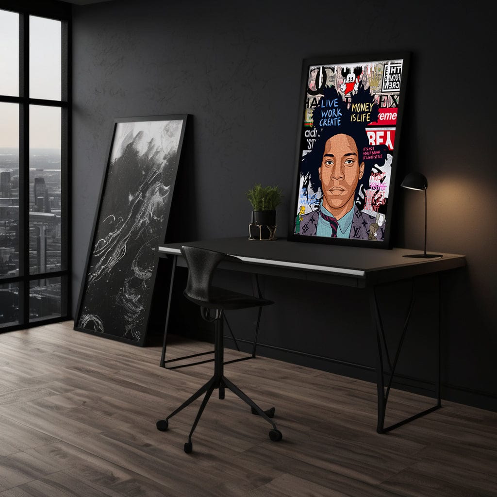 Basquit - Leinwandbild Pop Art Mildwords Canvas