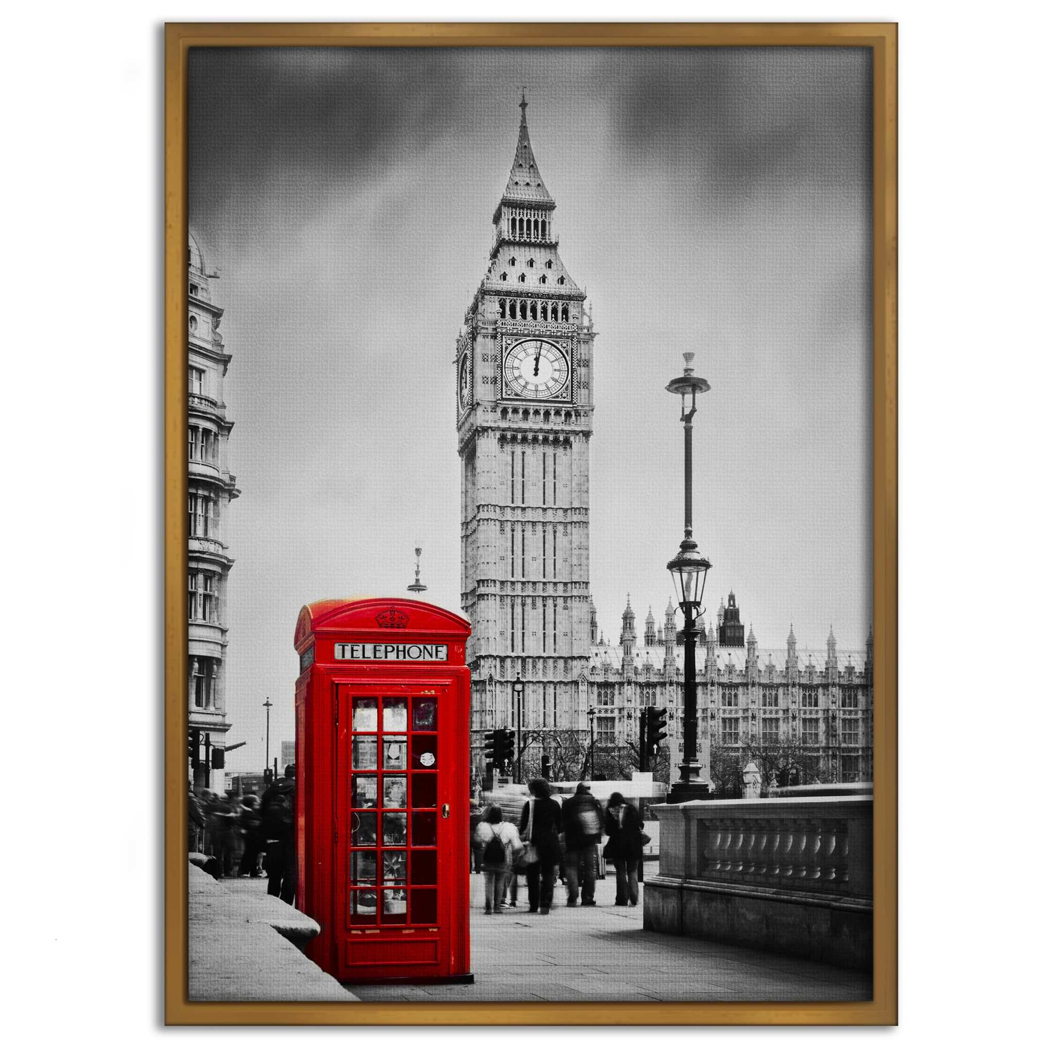 Big Ben - Leinwandbild Stadt SimpleCanvas Canvas