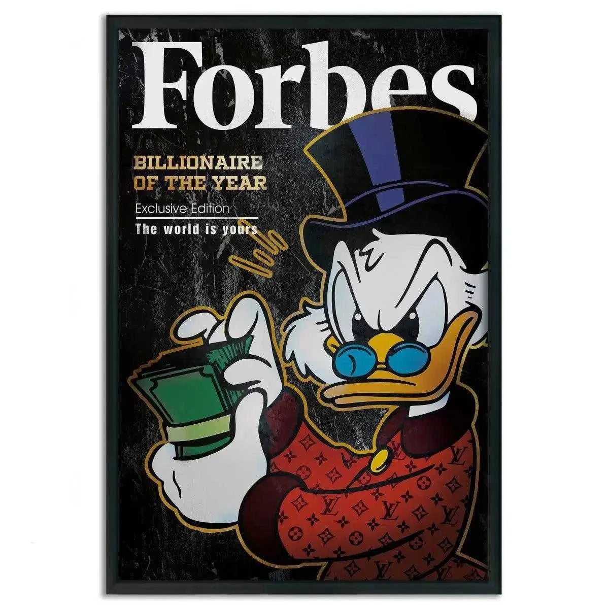 Billionaire of the year - Leinwandbild Motivation SimpleCanvas Canvas