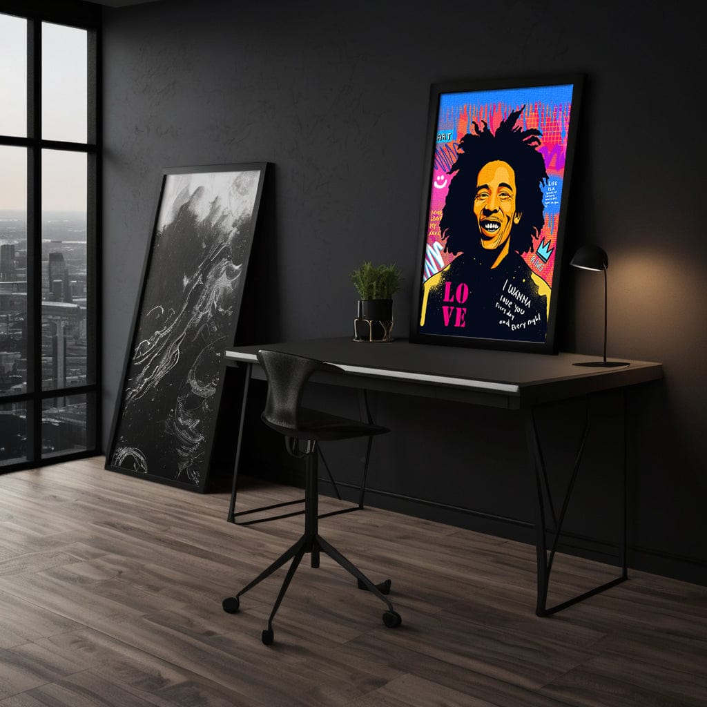 Bob Marley - Leinwandbild Pop Art Mildwords Canvas