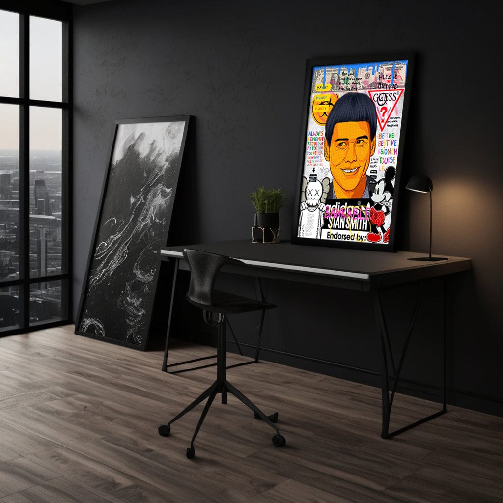 Carrey - Leinwandbild Pop Art Mildwords Canvas