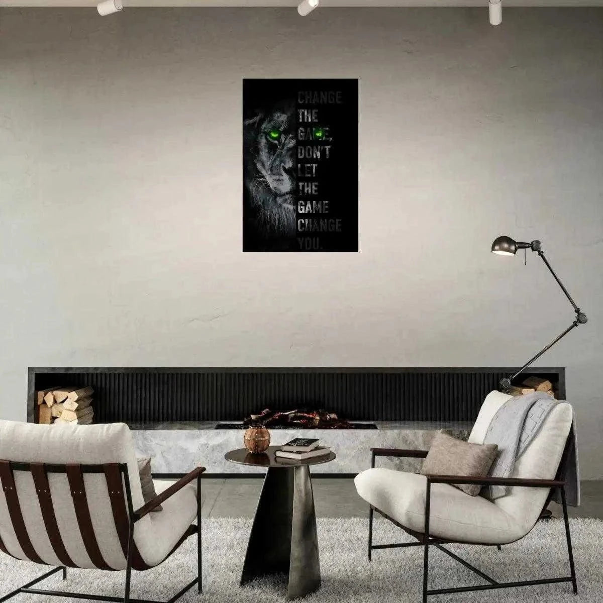 Change the game - Leinwandbild Motivation SimpleCanvas Canvas