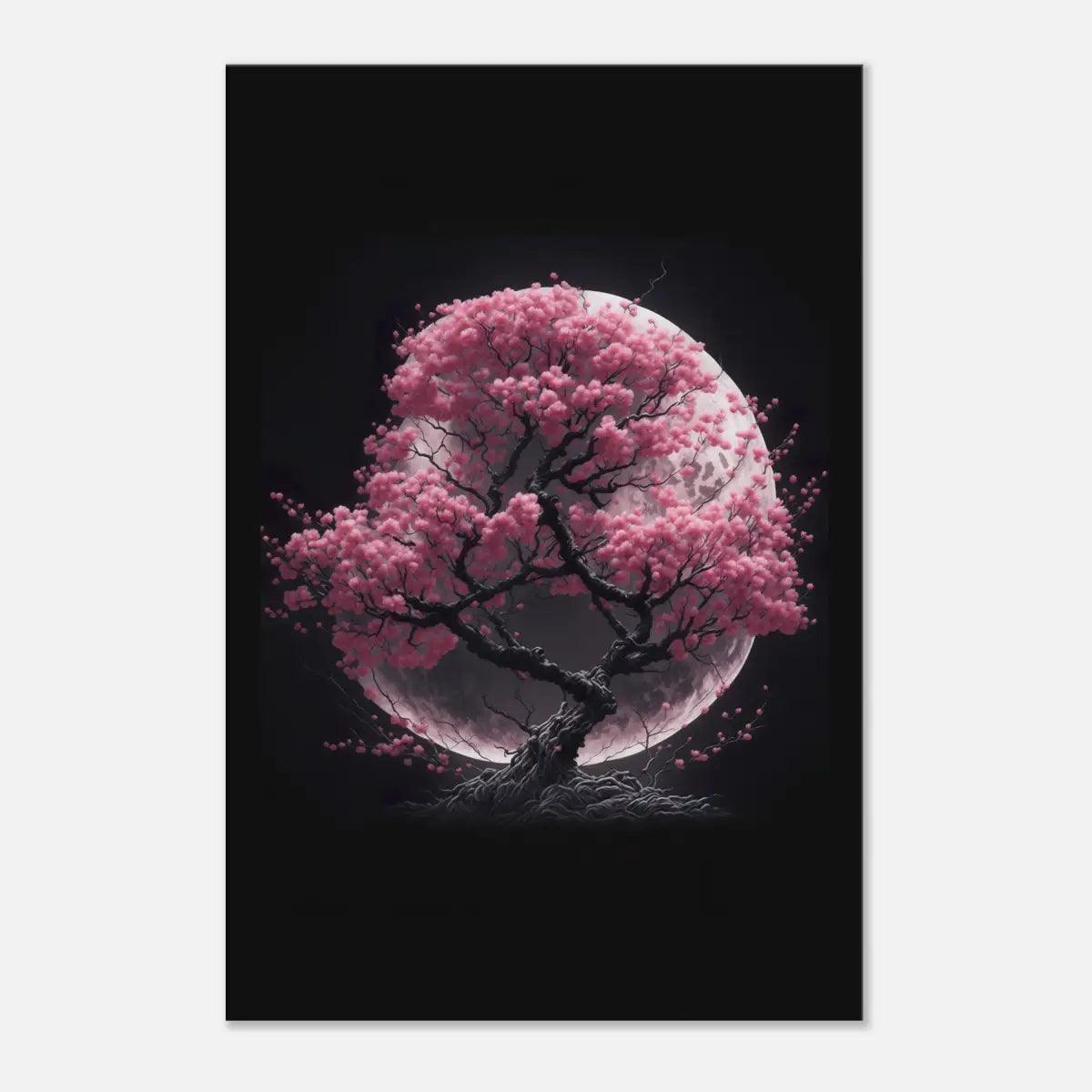 Cherry Blossom Tree - Leinwandbild Japanisch - - 120x160 cm 150x200 cm 20x30 cm 40x60 cm 60x90 cm 80x120 cm Art Collection bilder japan black canvas Cultural Event Foto auf Leinwand Gift Home Decor japan landscape japanese canvas japanese wall art japanese wallart japanische wanddeko japanische Wandkunst leinwandbilder leinwandbilder japanisch leinwanddeko picture pink wall art wandbilder