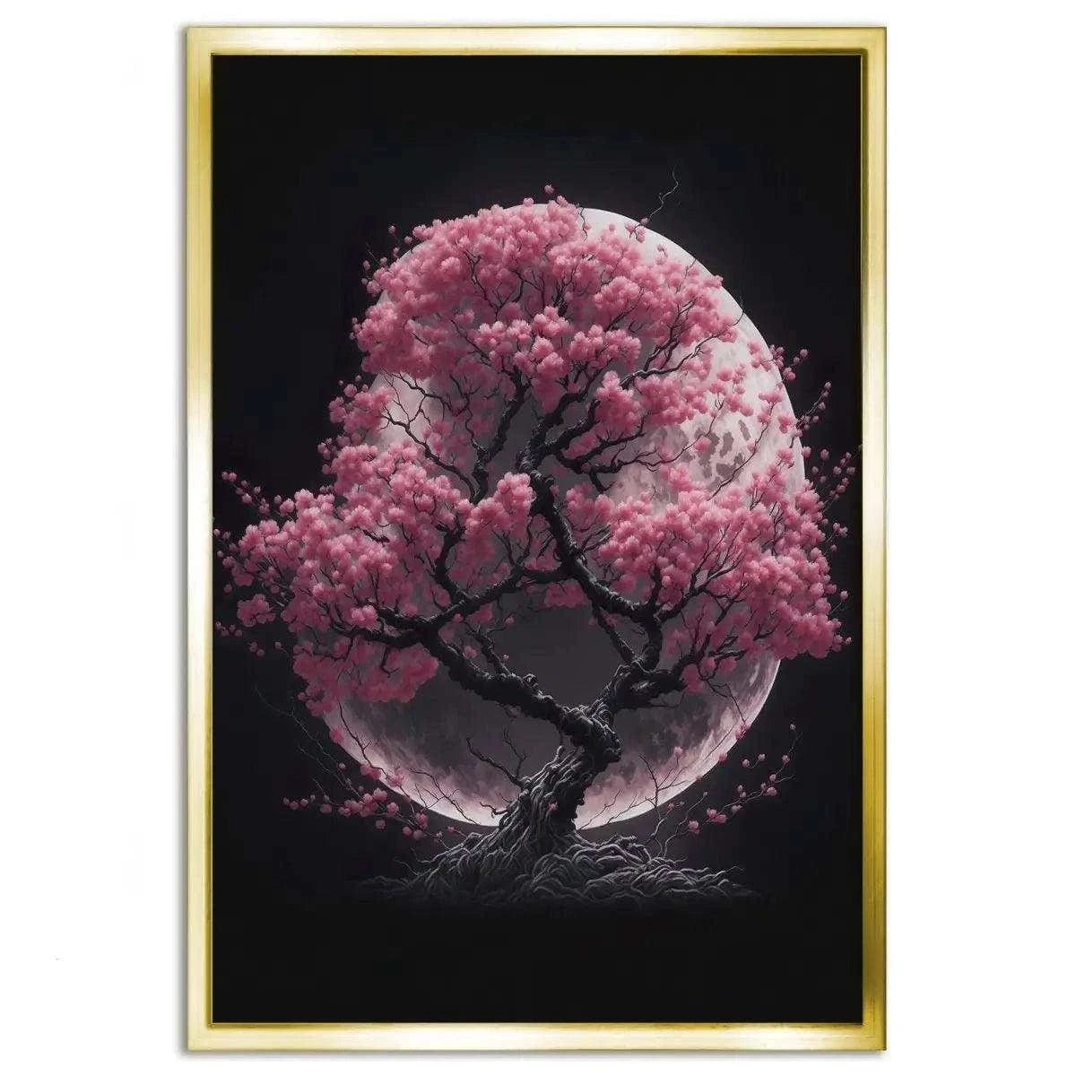 Cherry Blossom Tree - Leinwandbild Japanisch SimpleCanvas Canvas
