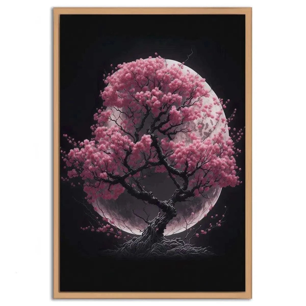 Cherry Blossom Tree - Leinwandbild Japanisch SimpleCanvas Canvas