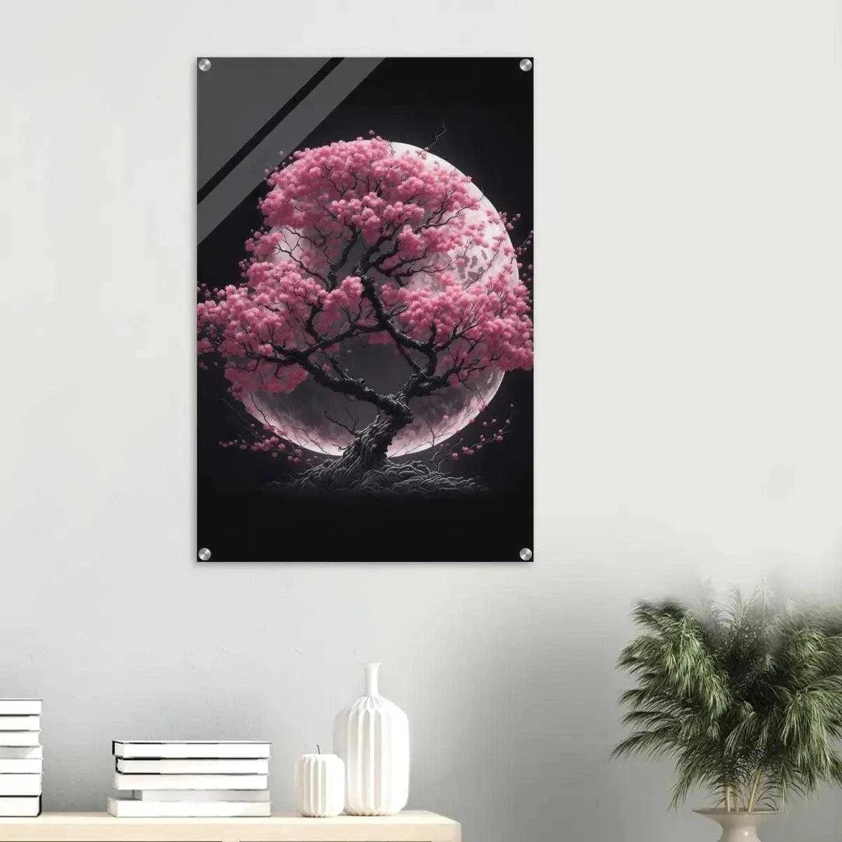 Cherry Blossom Tree - Leinwandbild Japanisch SimpleCanvas Canvas
