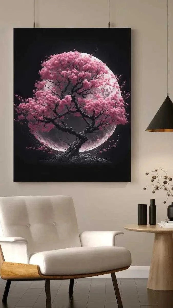 Cherry Blossom Tree - Leinwandbild Japanisch SimpleCanvas Canvas