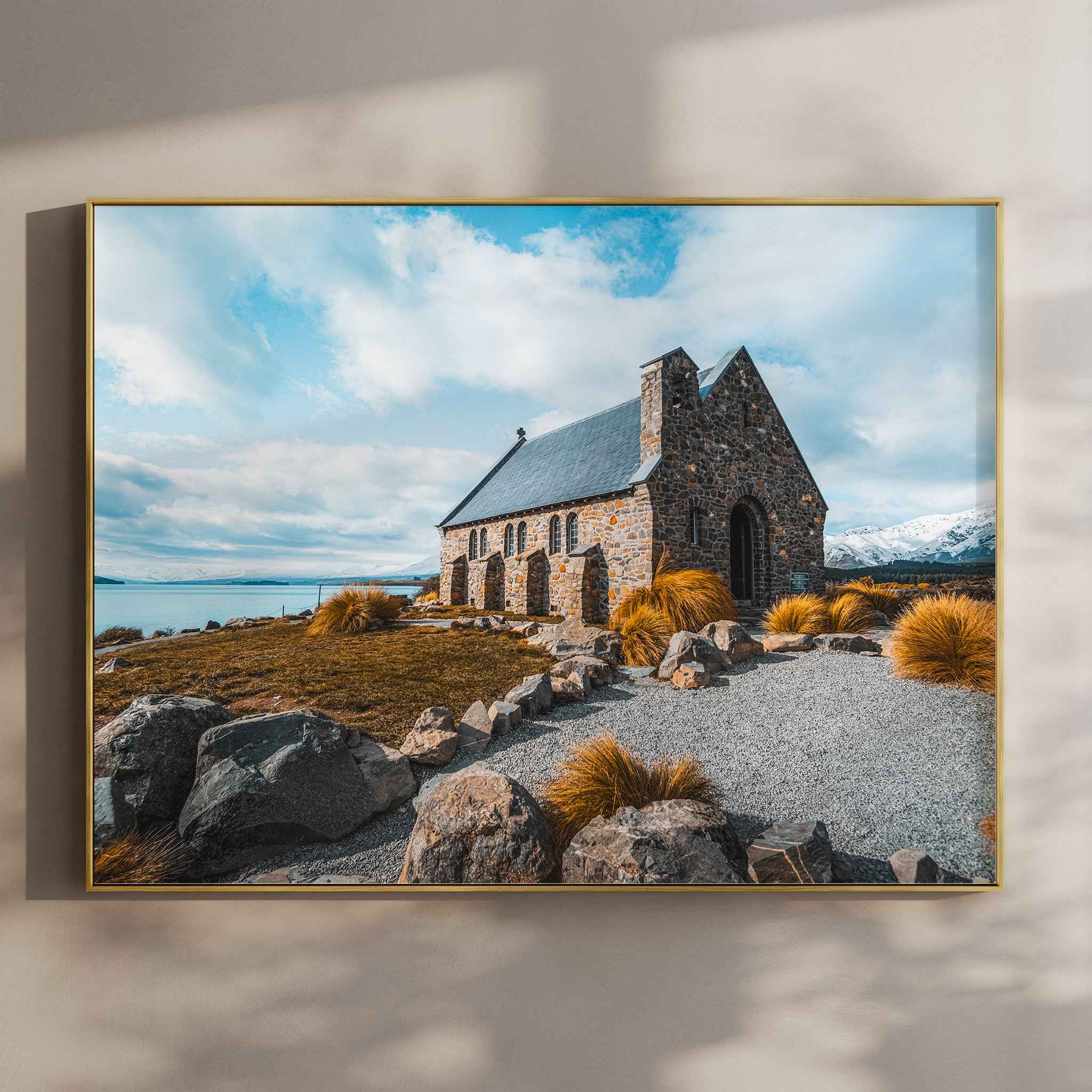 Church of the Good Shepherd, Lake Tekapo, New Zealand Chamonix Prints Landscape Orientation