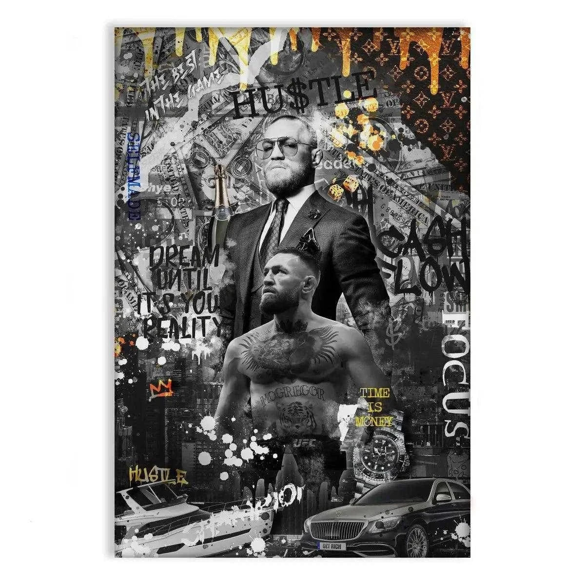 Conor Cash Flow - Leinwandbild Motivation SimpleCanvas Canvas