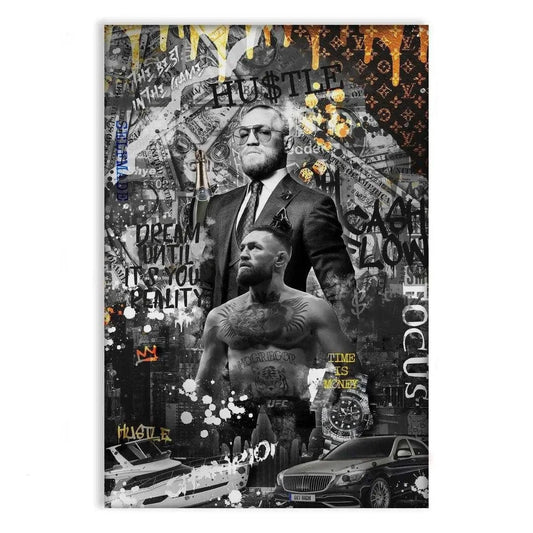 Conor Cash Flow - Leinwandbild Motivation SimpleCanvas Canvas