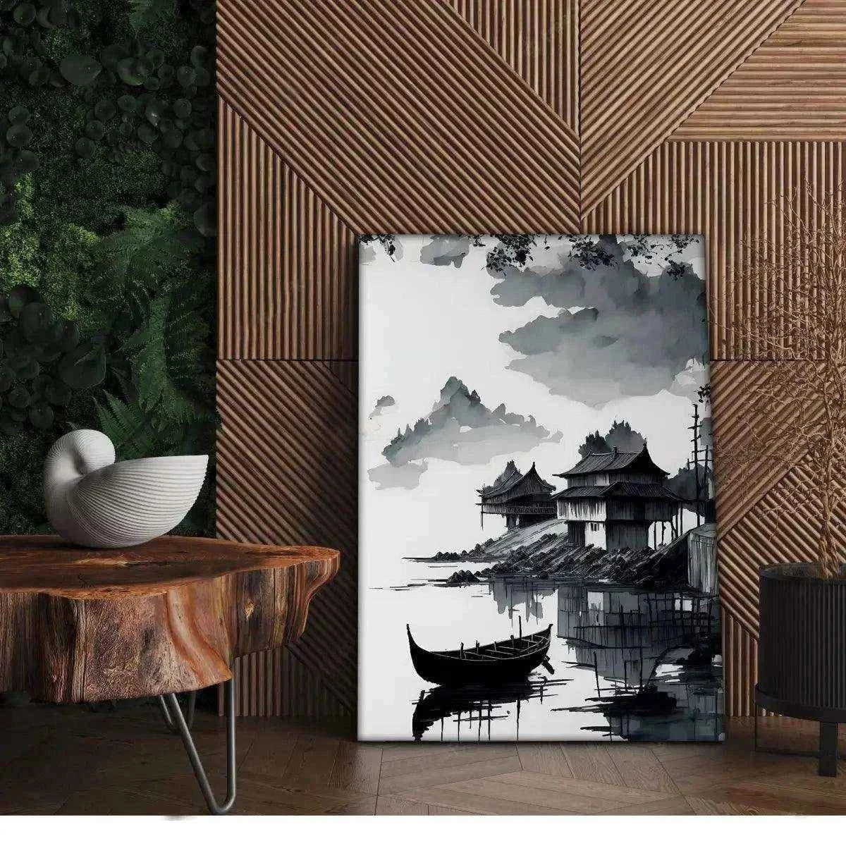 Deep Sea - Leinwandbild Japanisch SimpleCanvas Canvas