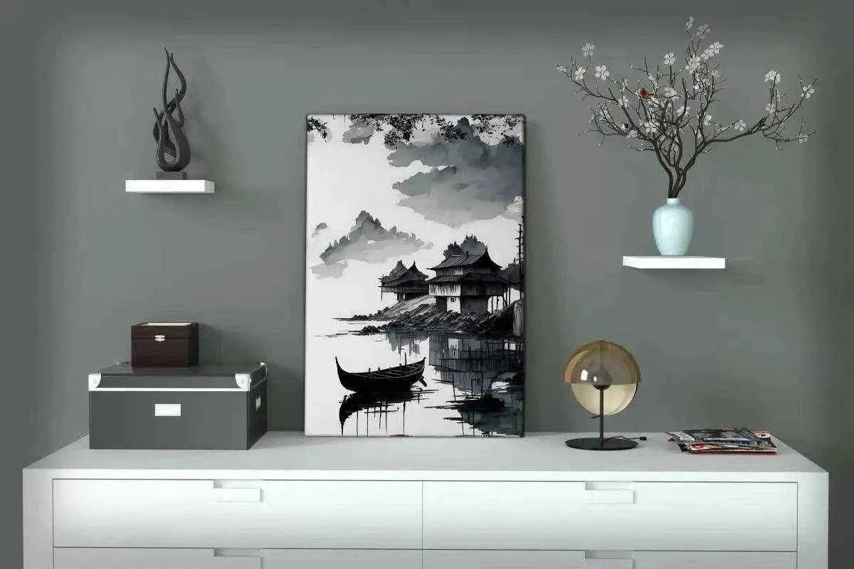 Deep Sea - Leinwandbild Japanisch SimpleCanvas Canvas