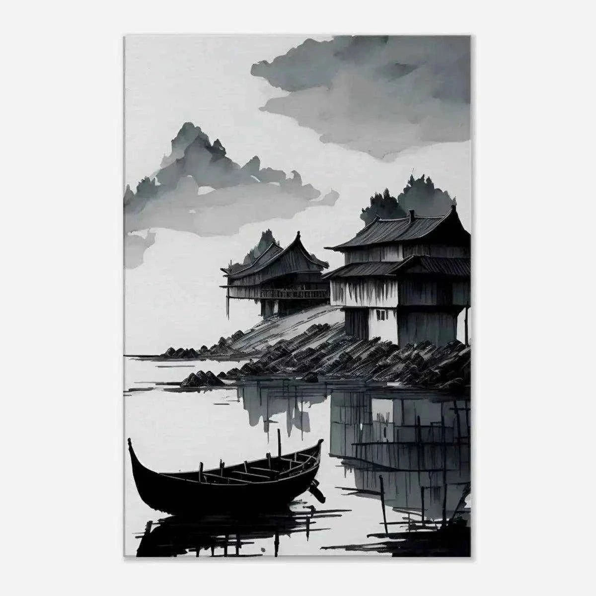 Deep Sea - Leinwandbild Japanisch SimpleCanvas Canvas