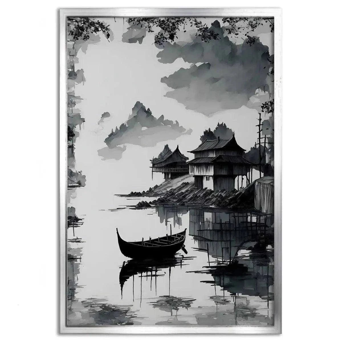 Deep Sea - Leinwandbild Japanisch SimpleCanvas Canvas