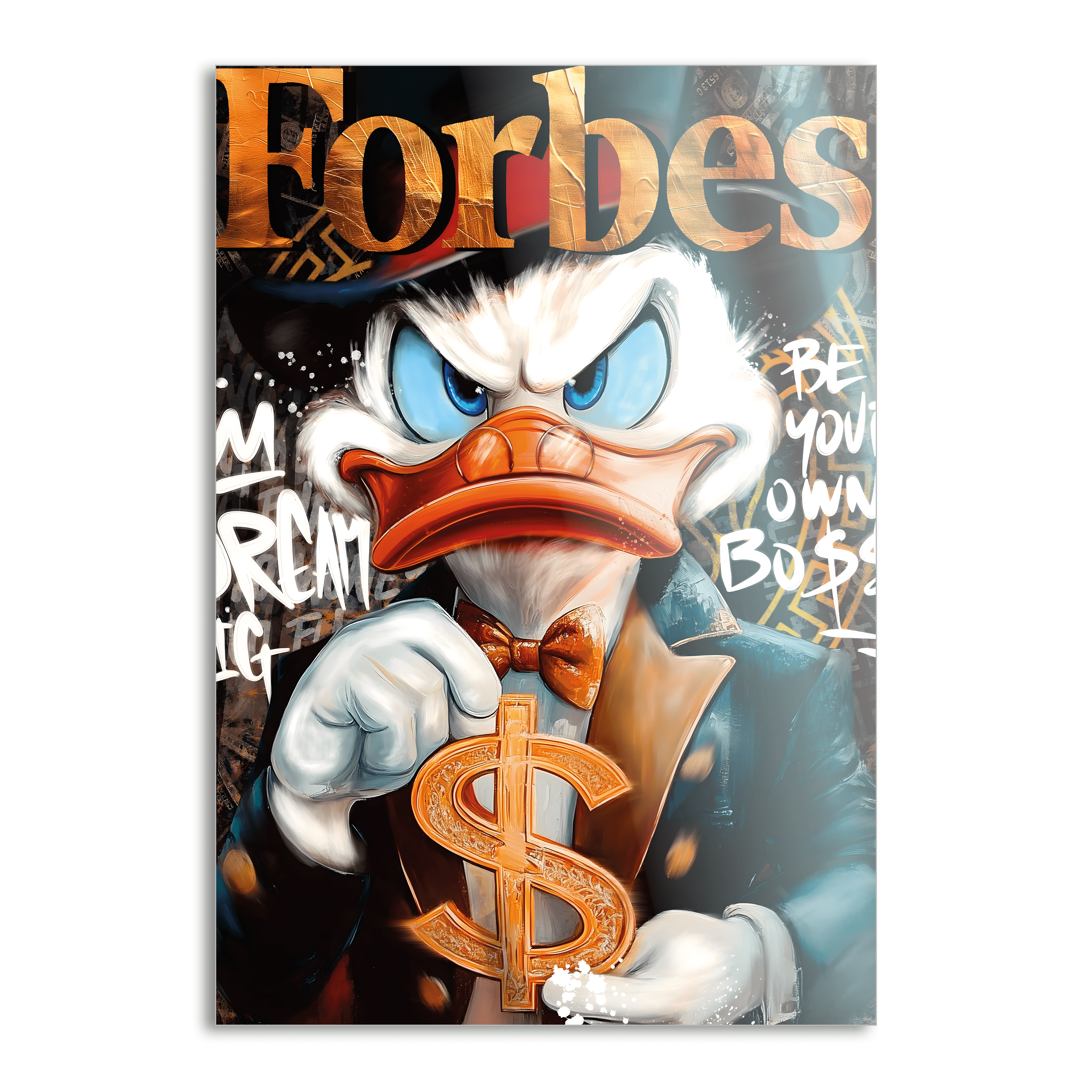 Dollar Dagobert FORBES - Leinwandbild Pop Art / Motivation SimpleCanvas Canvas