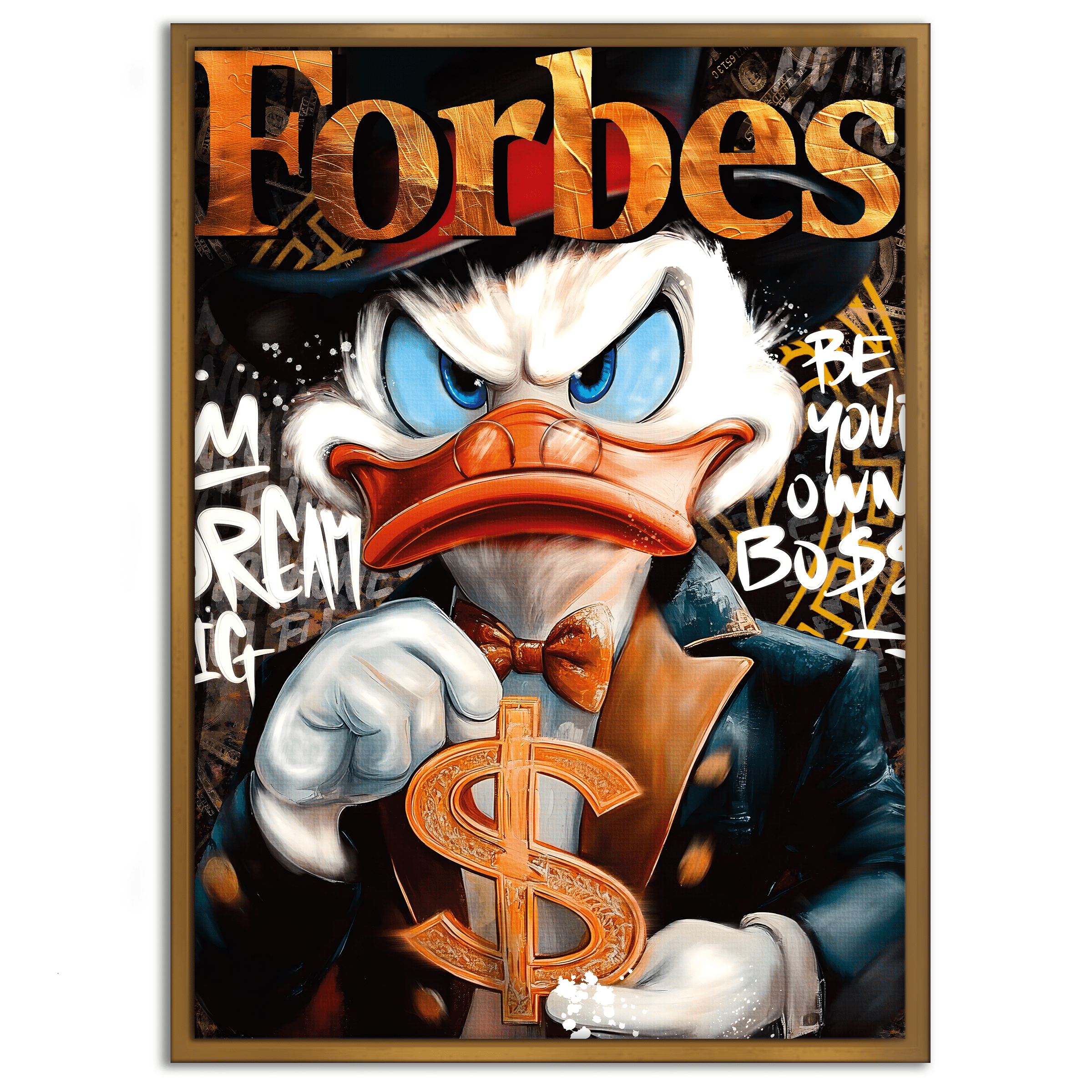 Dollar Dagobert FORBES - Leinwandbild Pop Art / Motivation SimpleCanvas Canvas