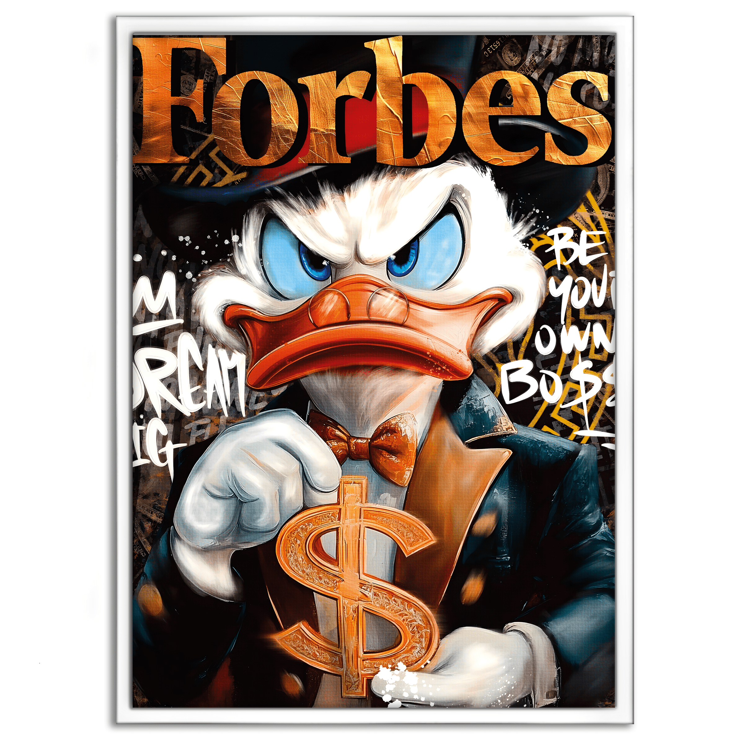 Dollar Dagobert FORBES - Leinwandbild Pop Art / Motivation SimpleCanvas Canvas