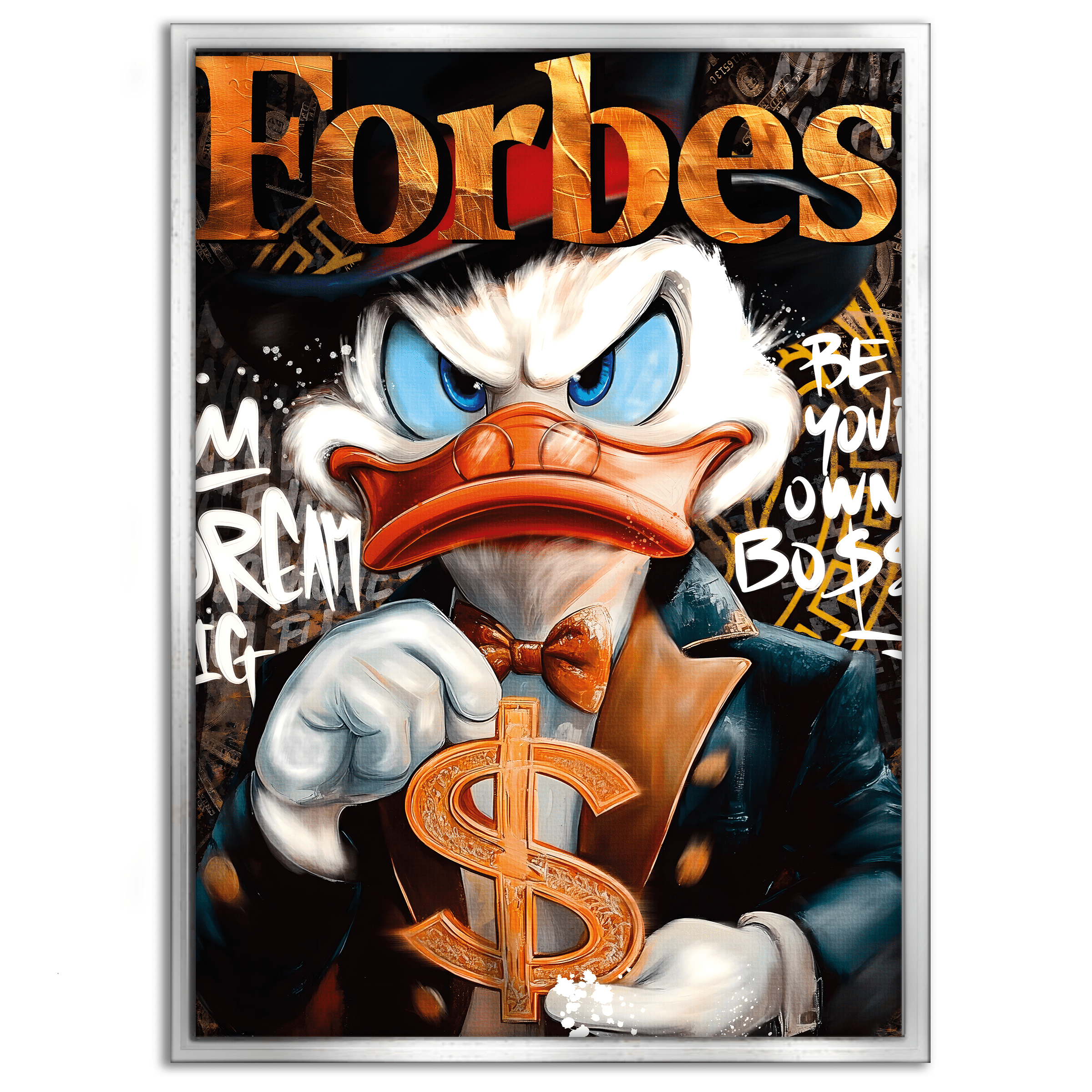 Dollar Dagobert FORBES - Leinwandbild Pop Art / Motivation SimpleCanvas Canvas