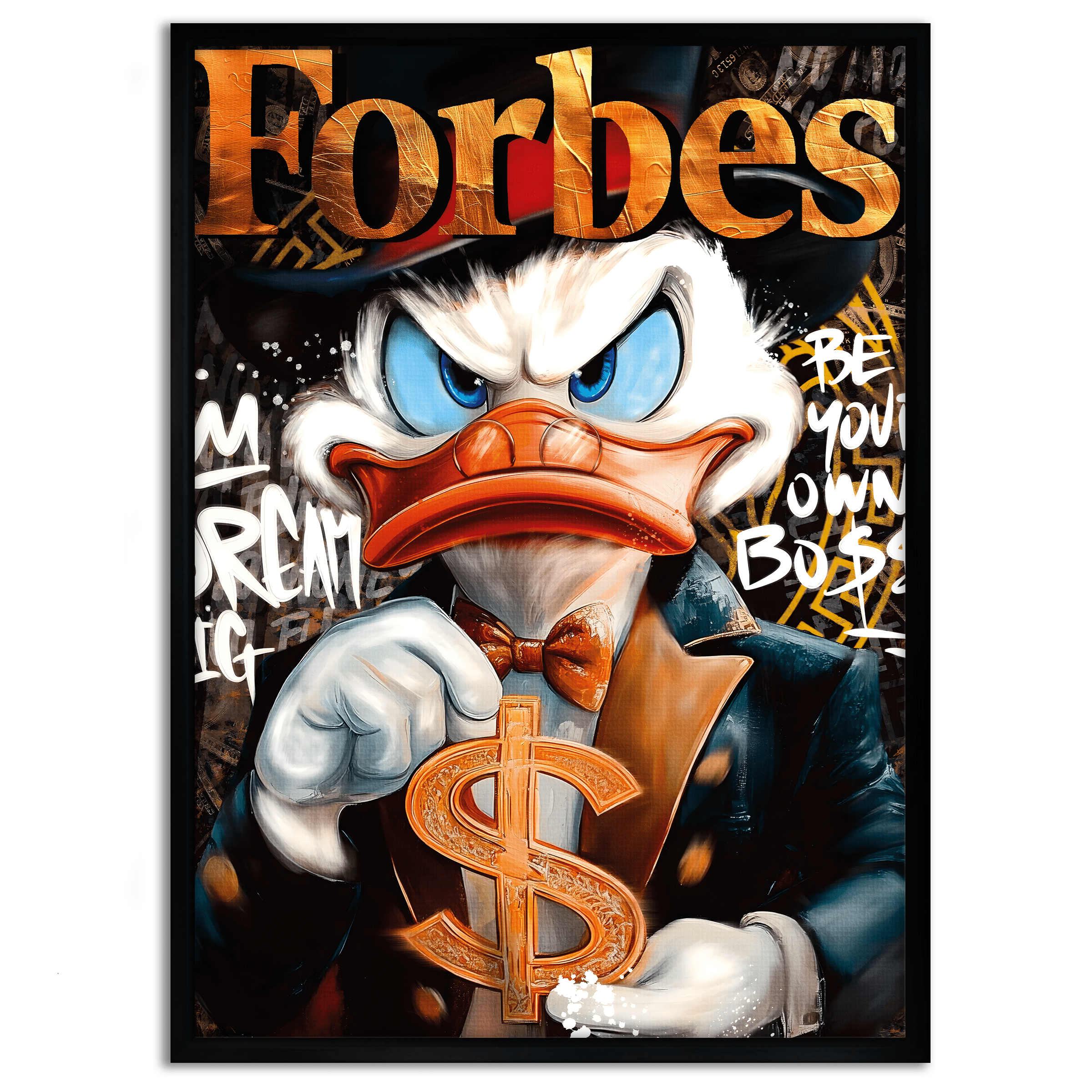 Dollar Dagobert FORBES - Leinwandbild Pop Art / Motivation SimpleCanvas Canvas