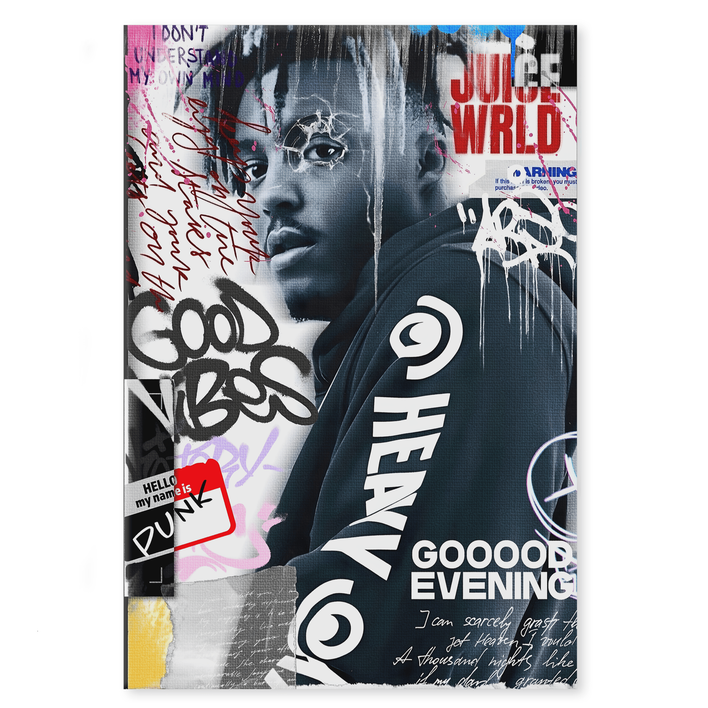 Don't be afraid - Leinwandbild Pop Art/Street Art HeryKurni Canvas