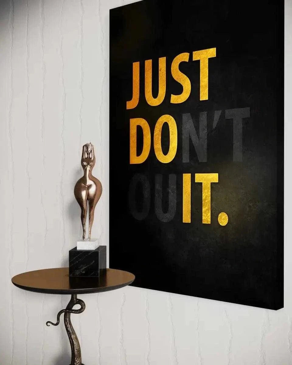 Don't quit - Leinwandbild Motivation SimpleCanvas Canvas