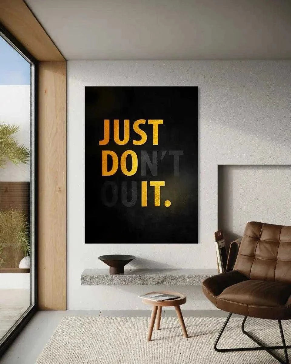Don't quit - Leinwandbild Motivation SimpleCanvas Canvas